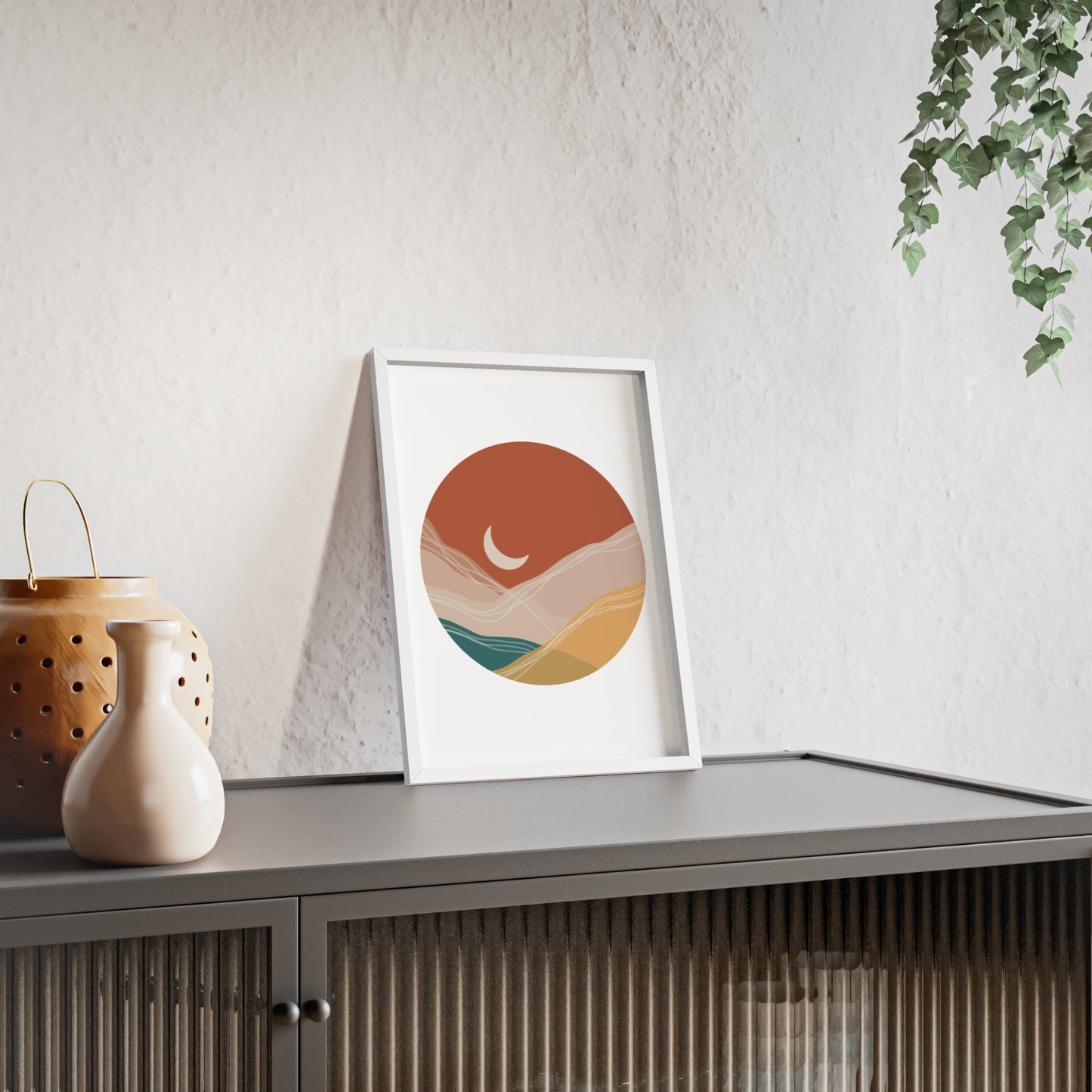 Poster with Wooden Frame