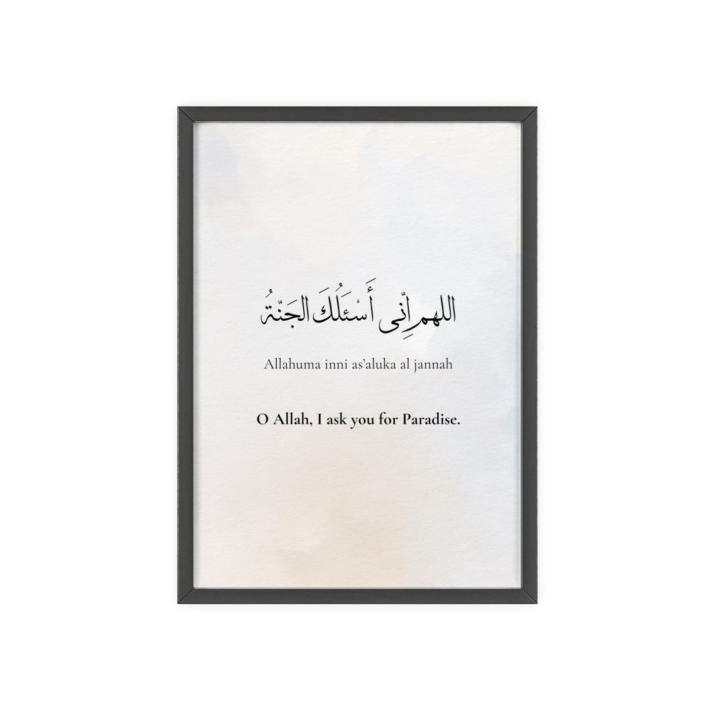 Poster with Wooden Frame