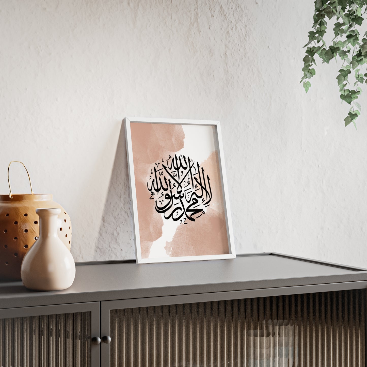 Poster with Wooden Frame