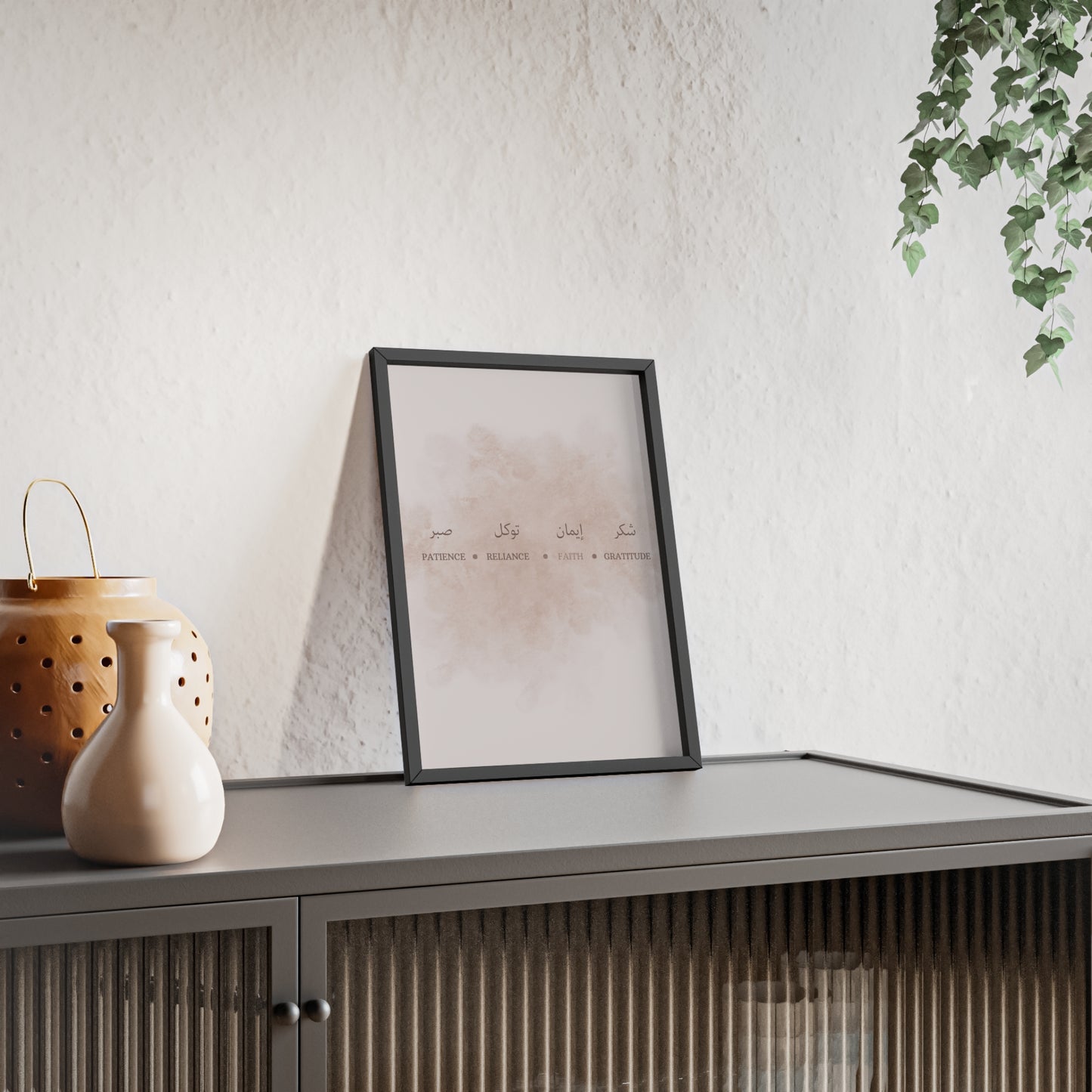 Poster with Wooden Frame