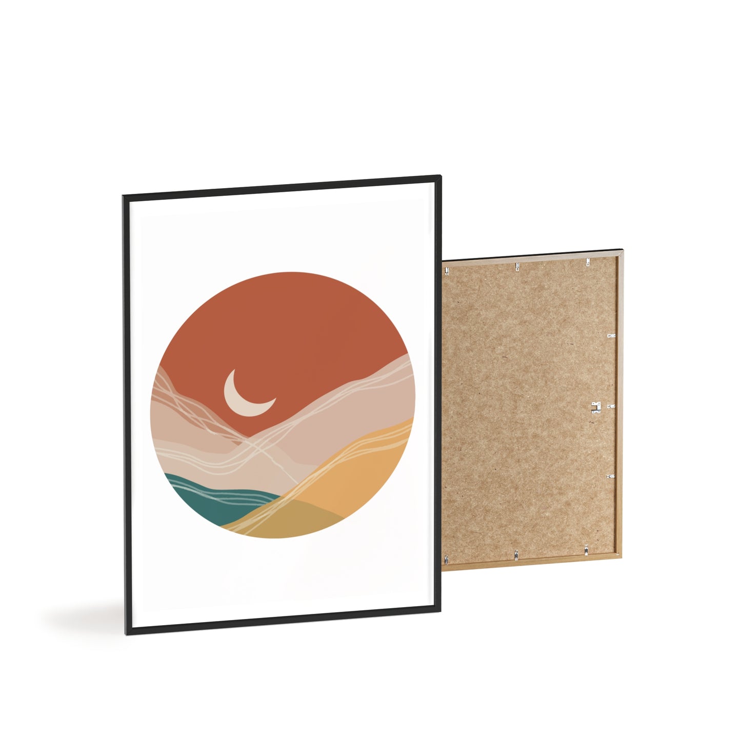 Poster with Wooden Frame
