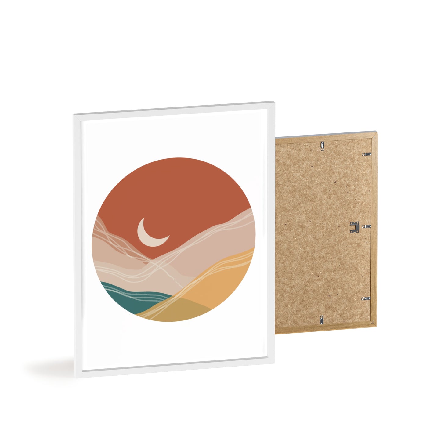 Poster with Wooden Frame