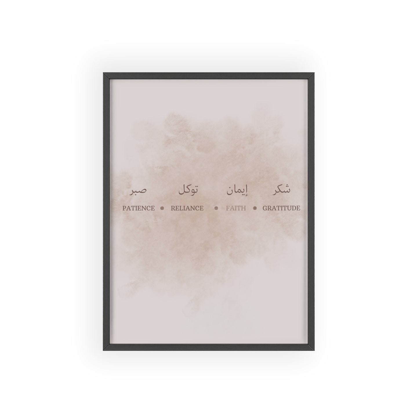 Poster with Wooden Frame