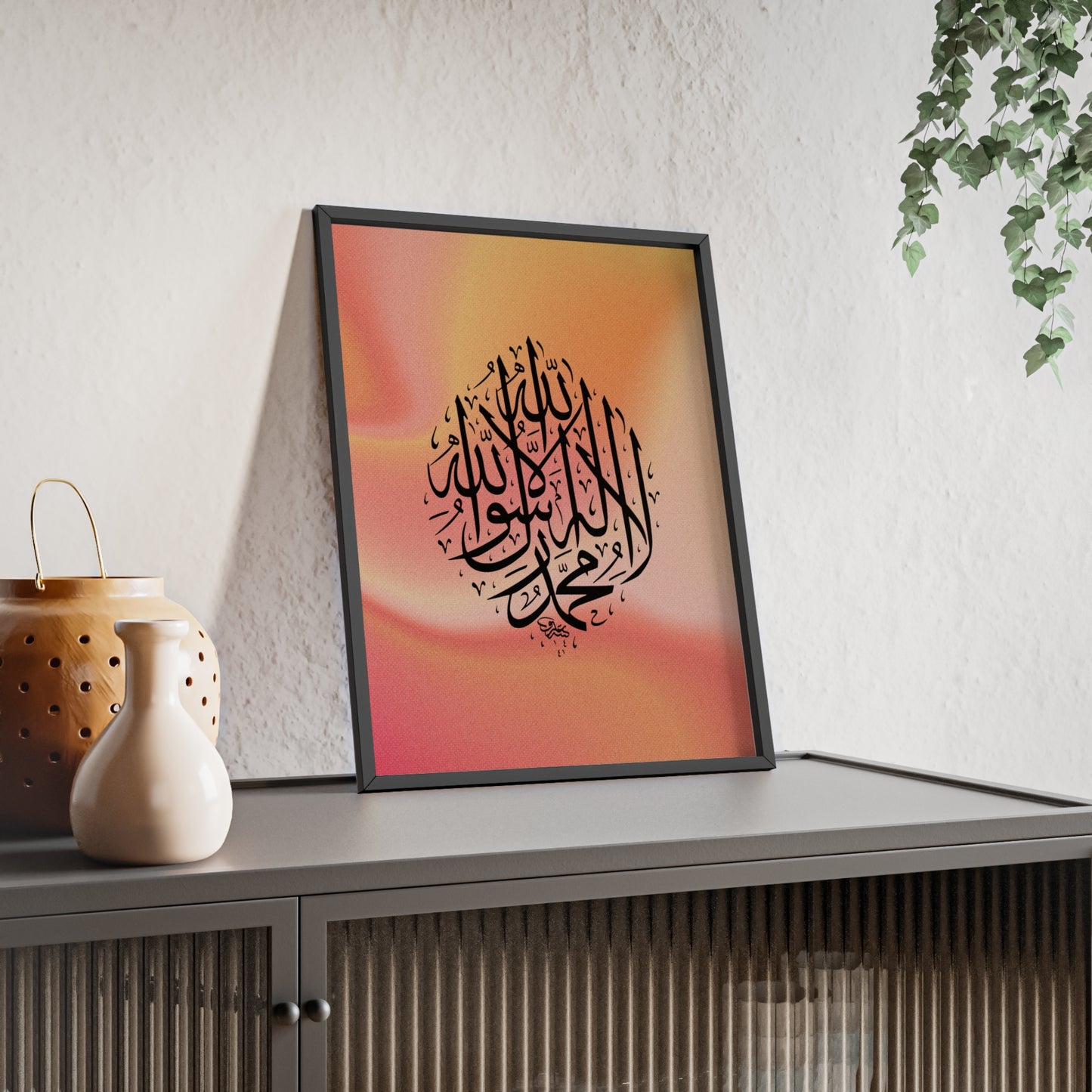 Poster with Wooden Frame