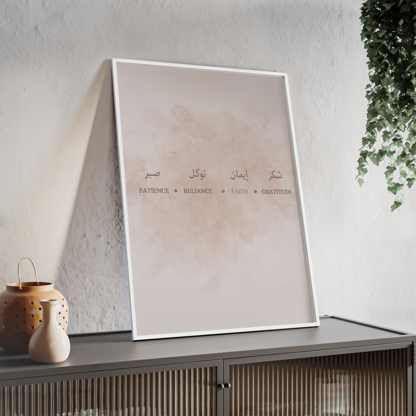 Poster with Wooden Frame