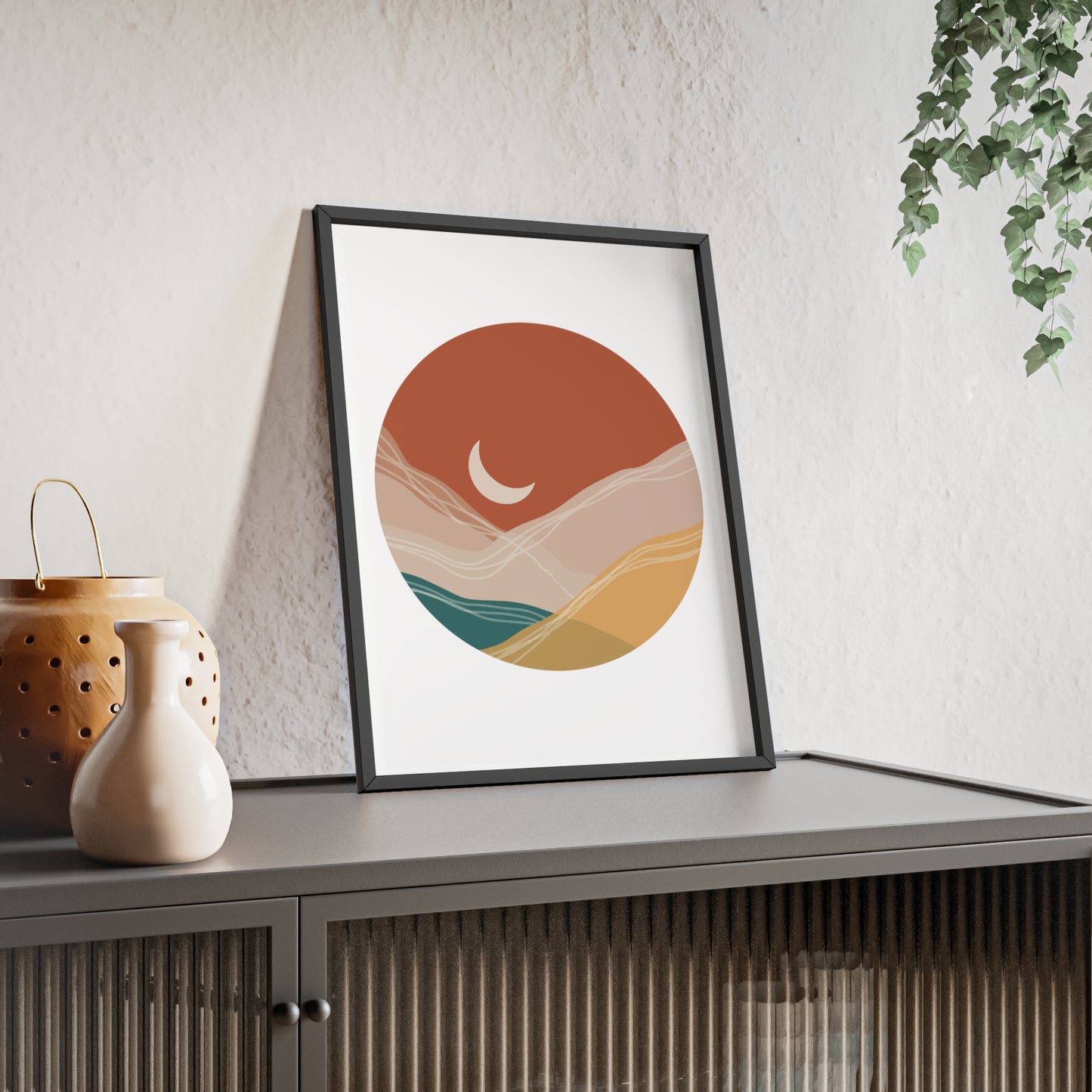 Poster with Wooden Frame