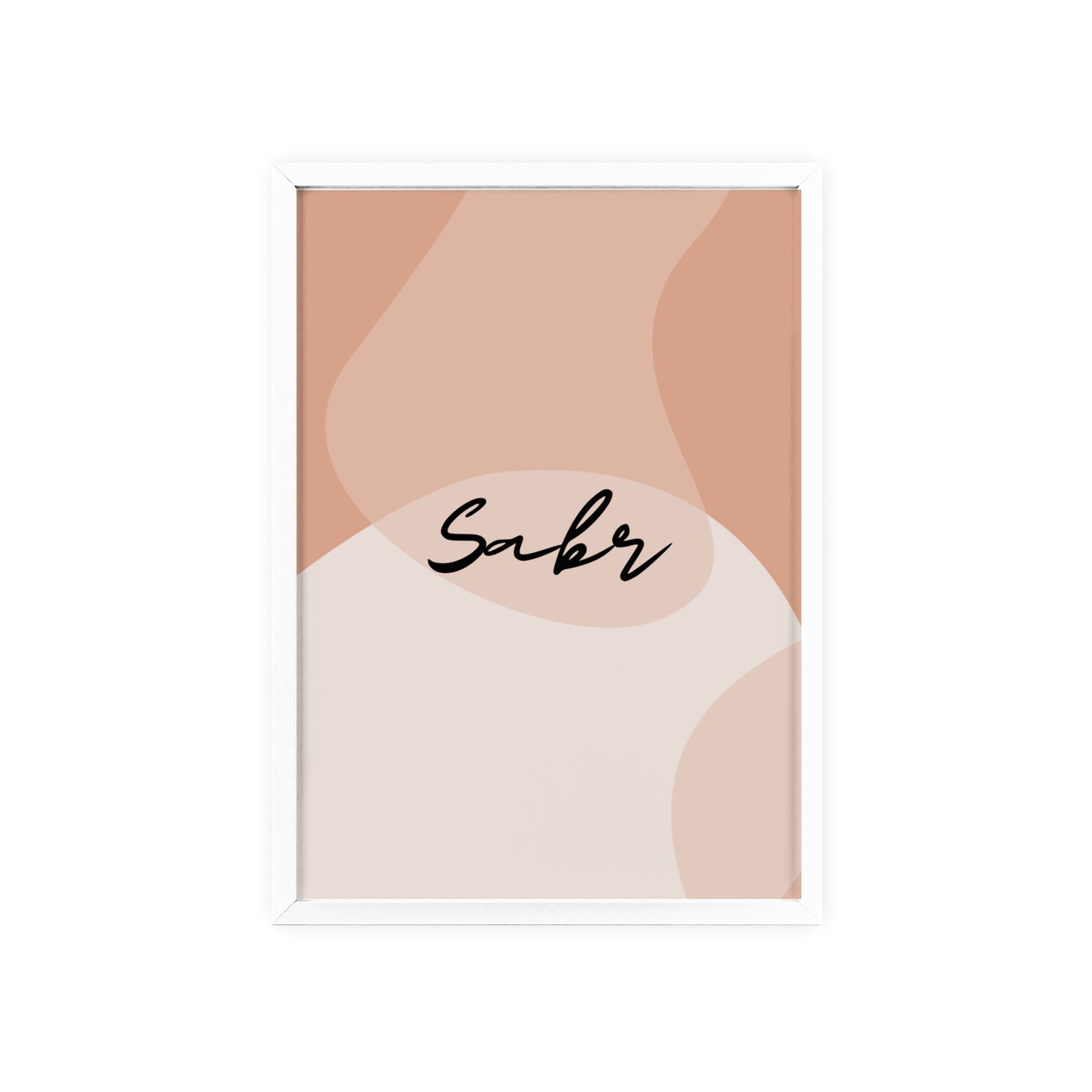 „Sabr“ Posters with Wooden Frame