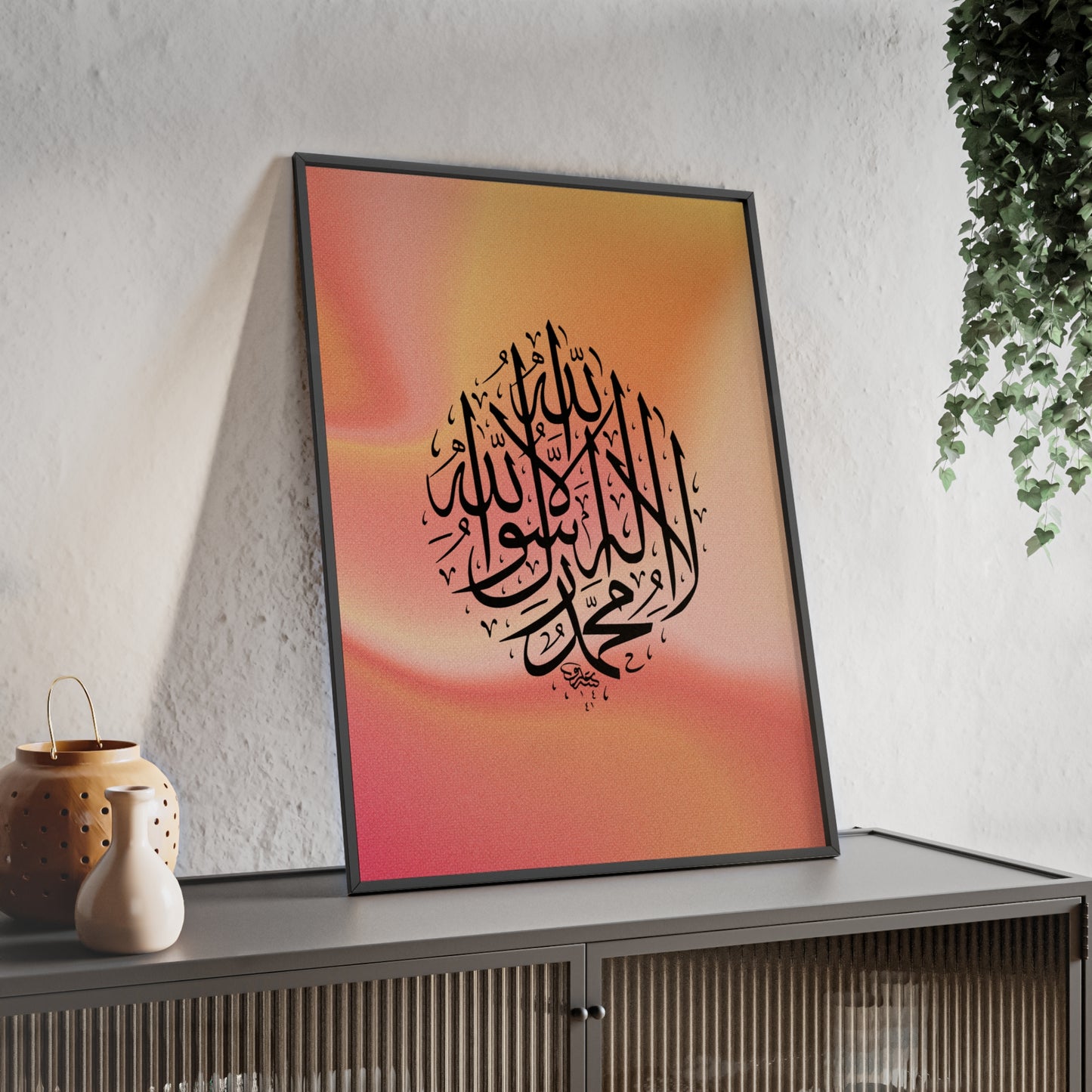 Poster with Wooden Frame