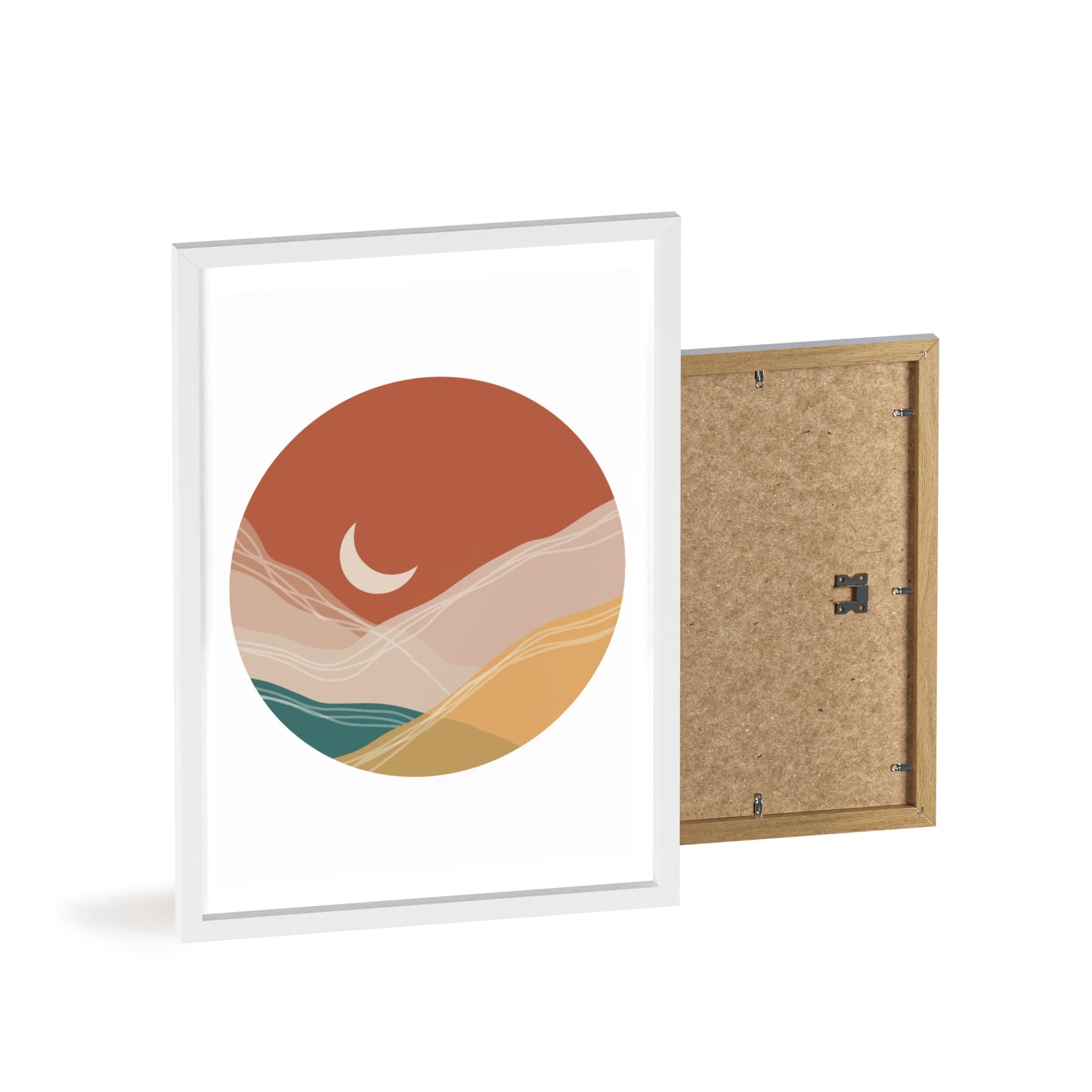 Poster with Wooden Frame