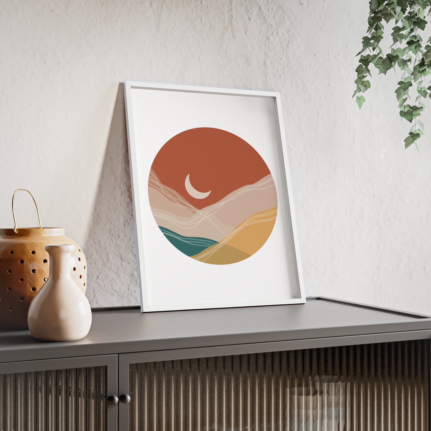 Poster with Wooden Frame