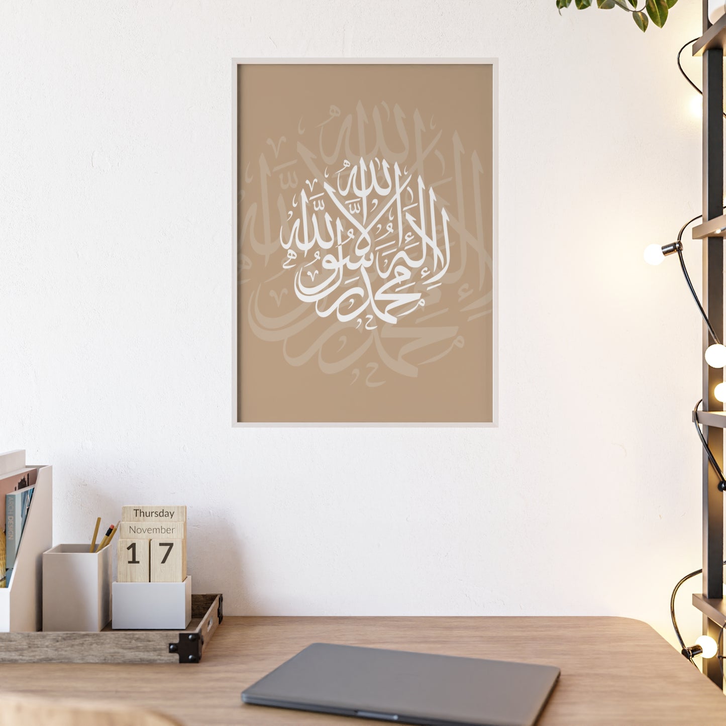 Poster with Wooden Frame