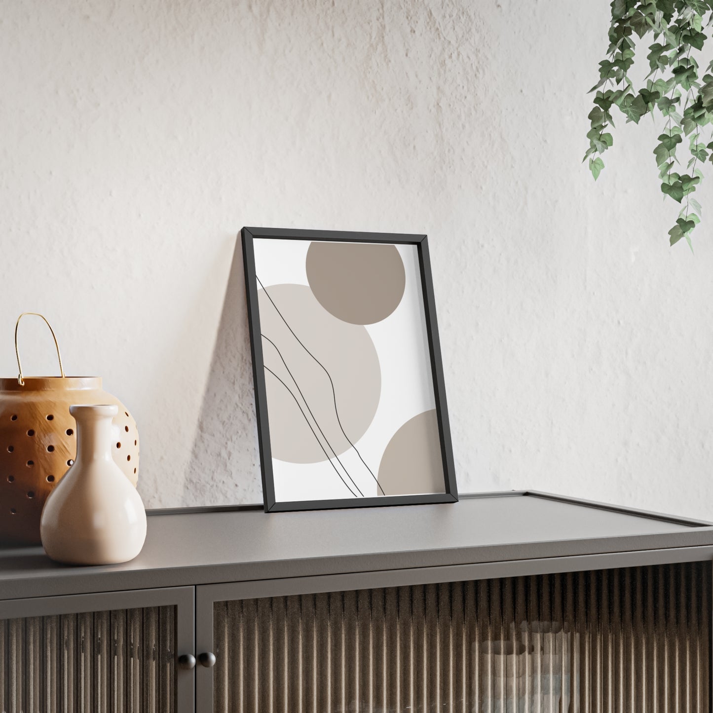 Poster with Wooden Frame