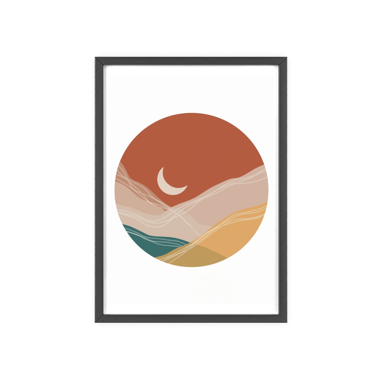 Poster with Wooden Frame