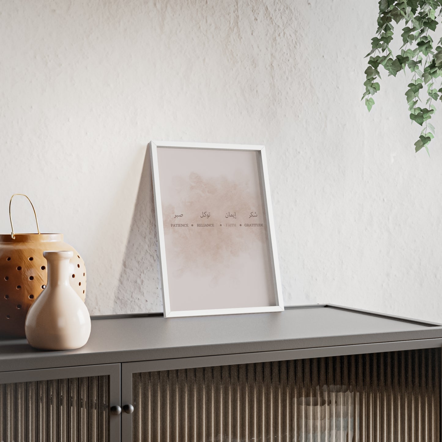 Poster with Wooden Frame