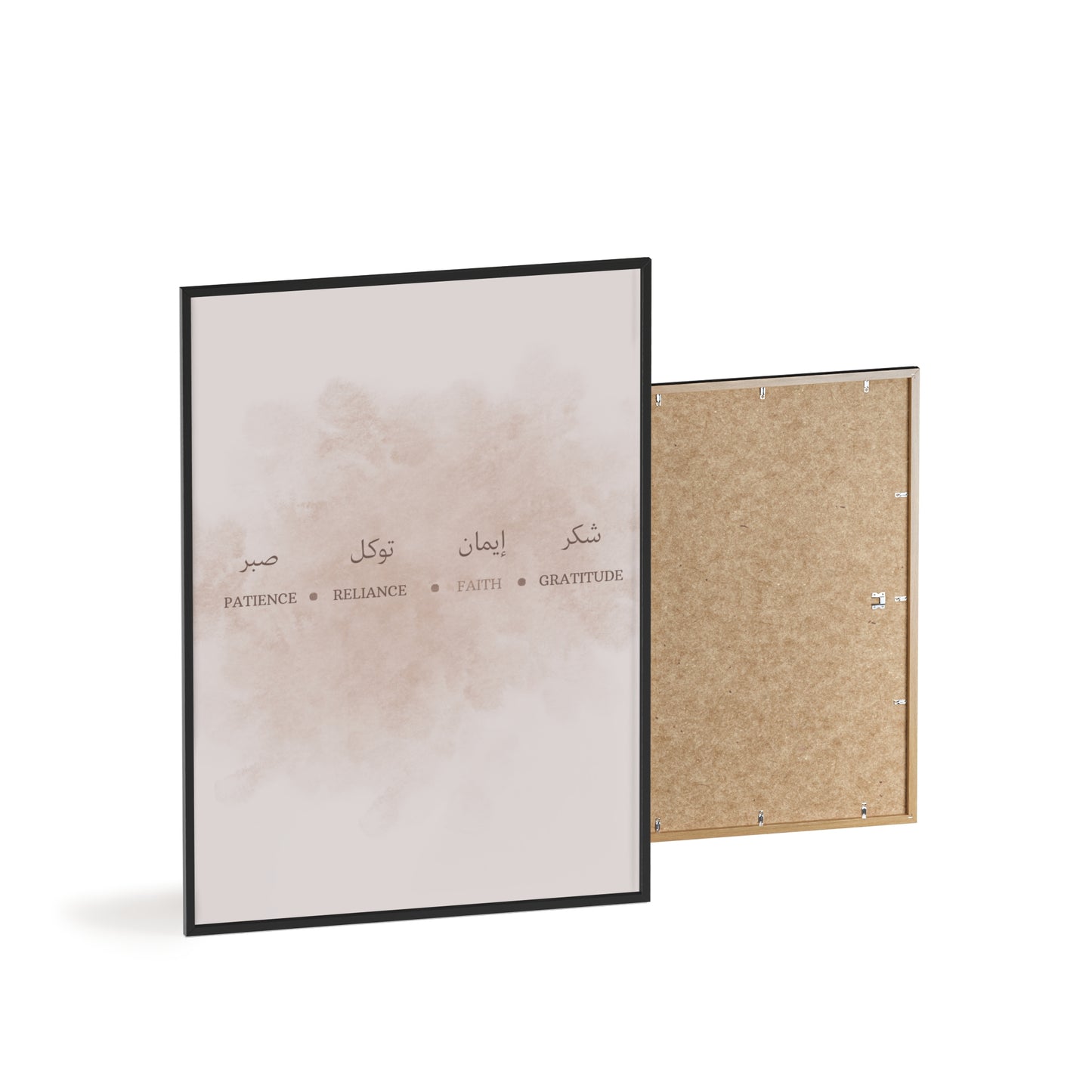 Poster with Wooden Frame