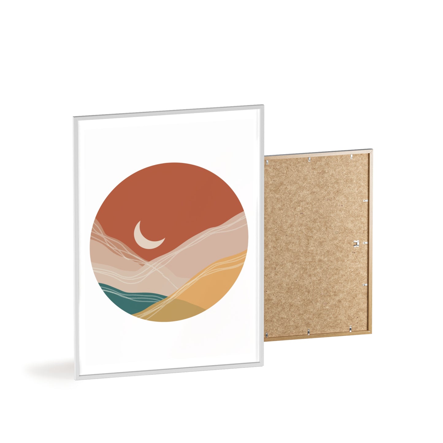 Poster with Wooden Frame