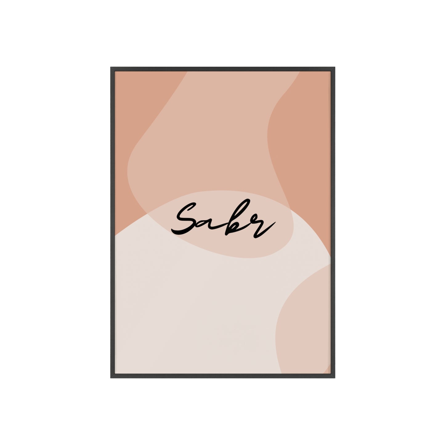 „Sabr“ Posters with Wooden Frame