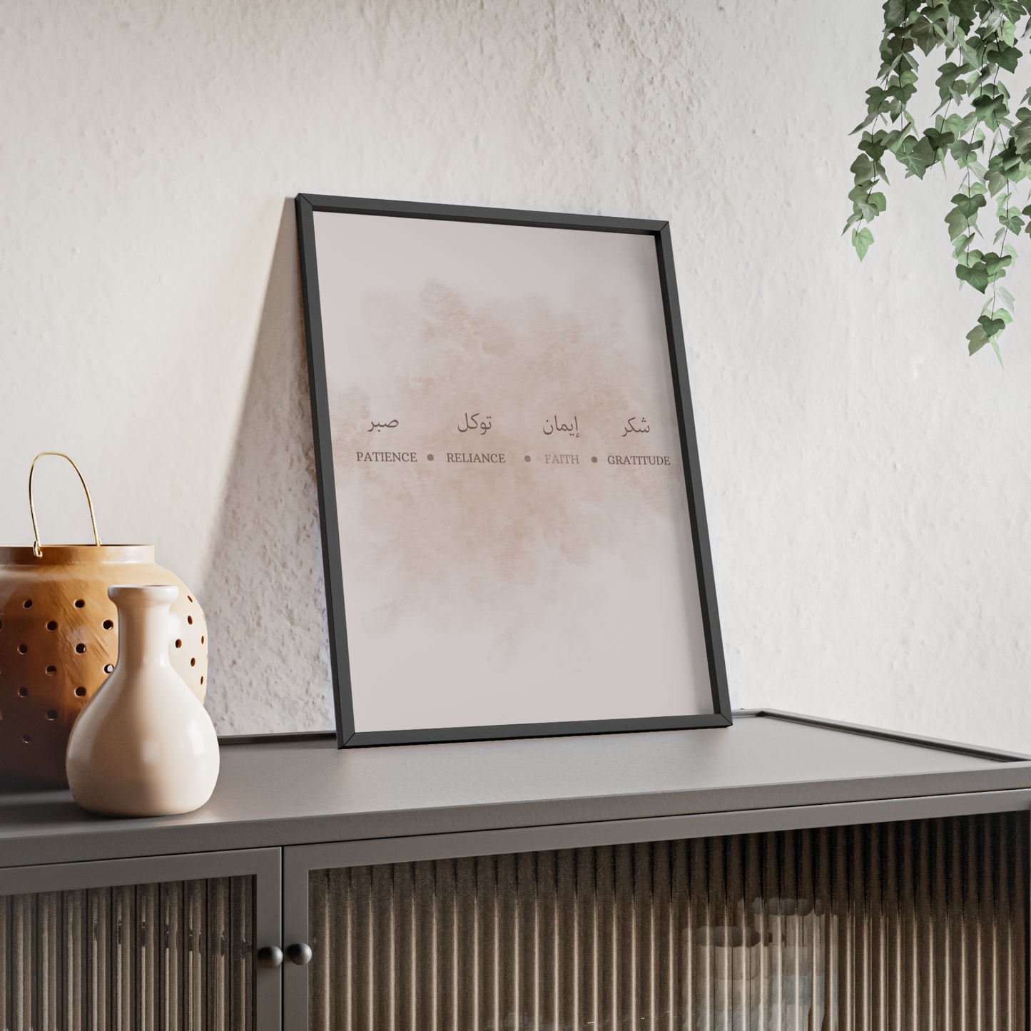 Poster with Wooden Frame