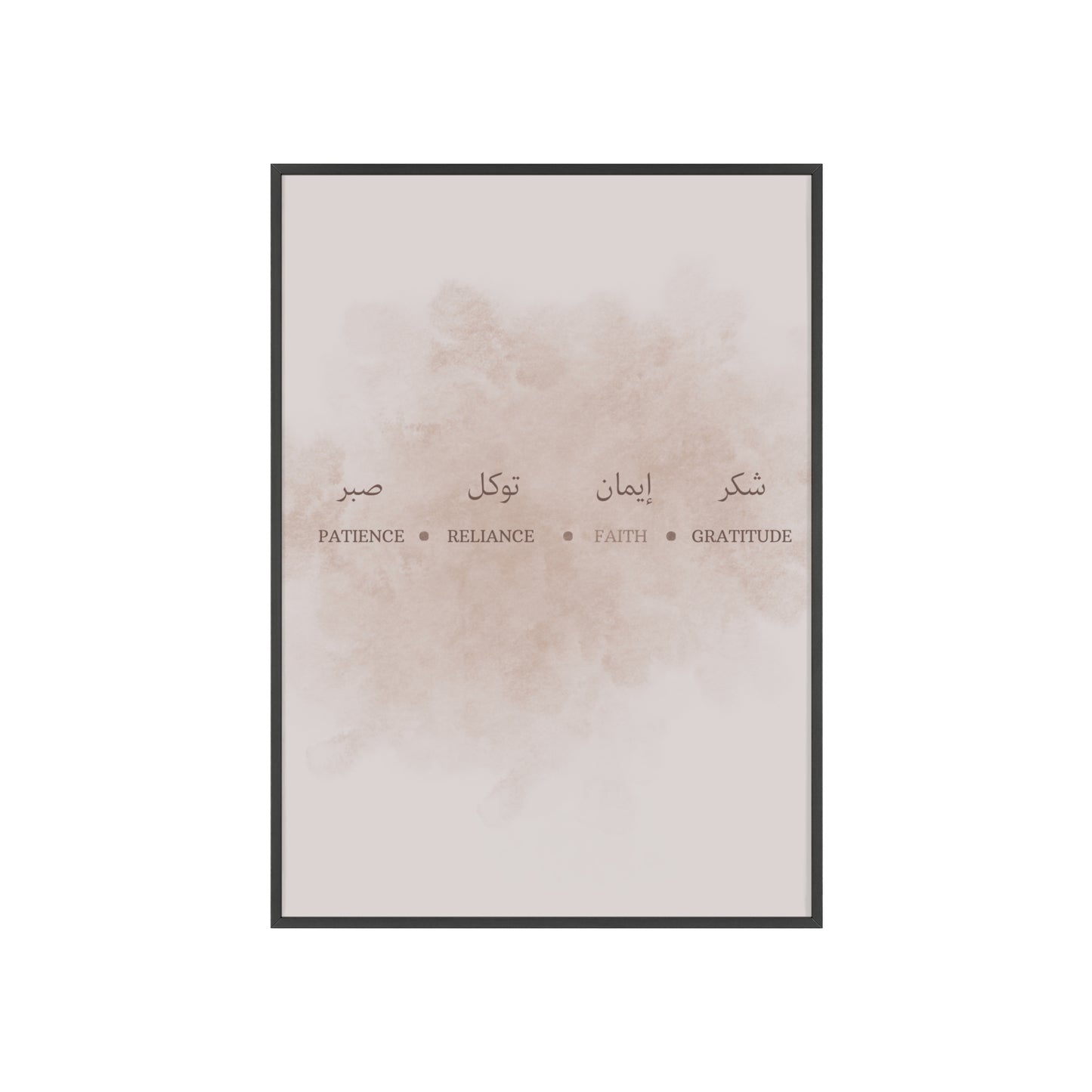 Poster with Wooden Frame