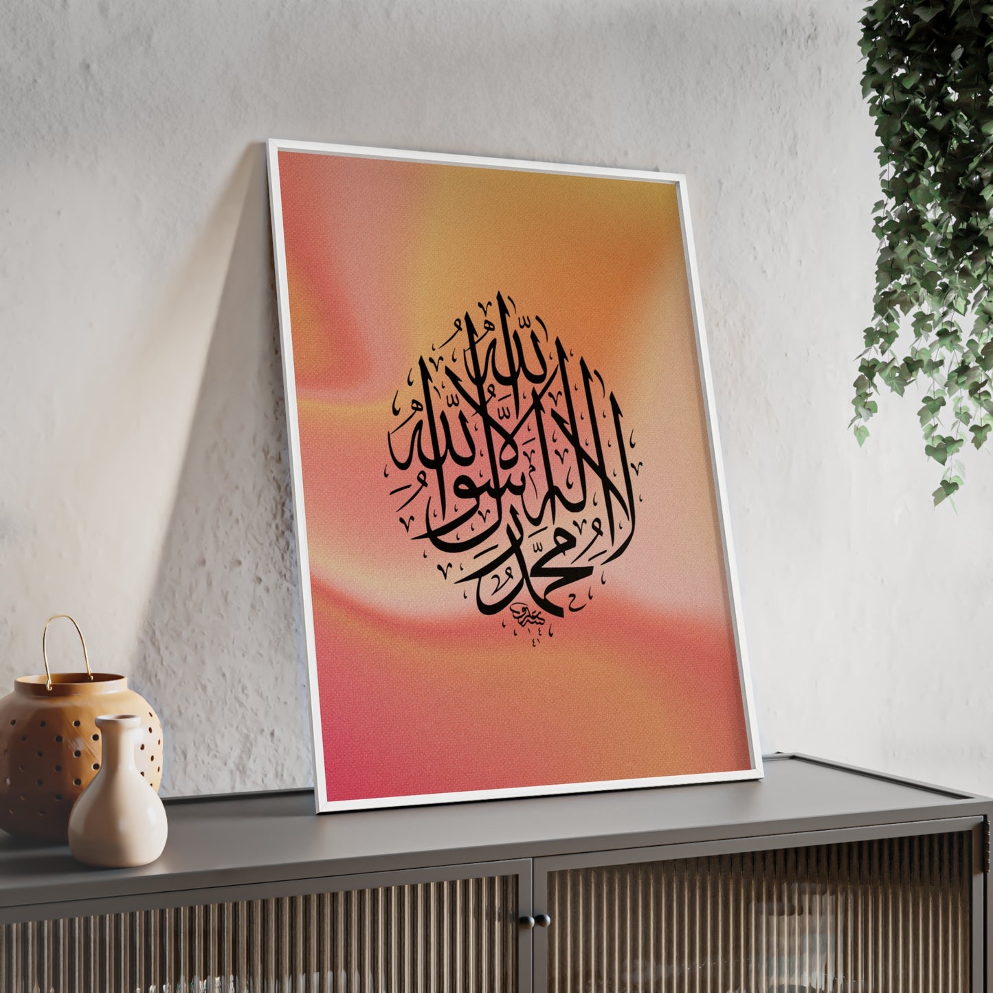 Poster with Wooden Frame