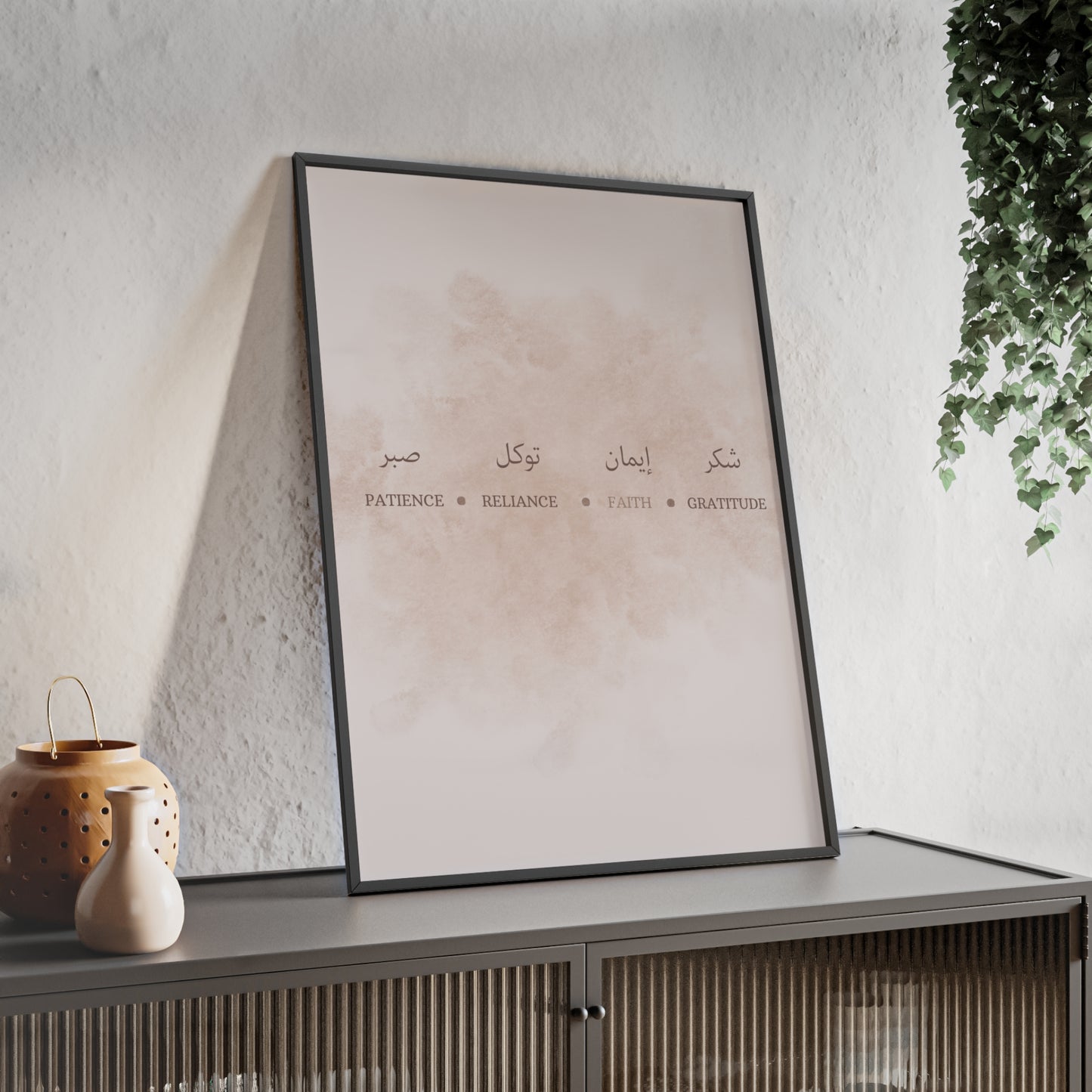 Poster with Wooden Frame