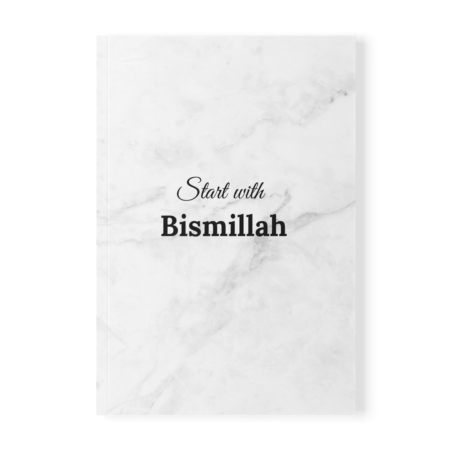 „Start with Bismillah“ Softcover Notebook
