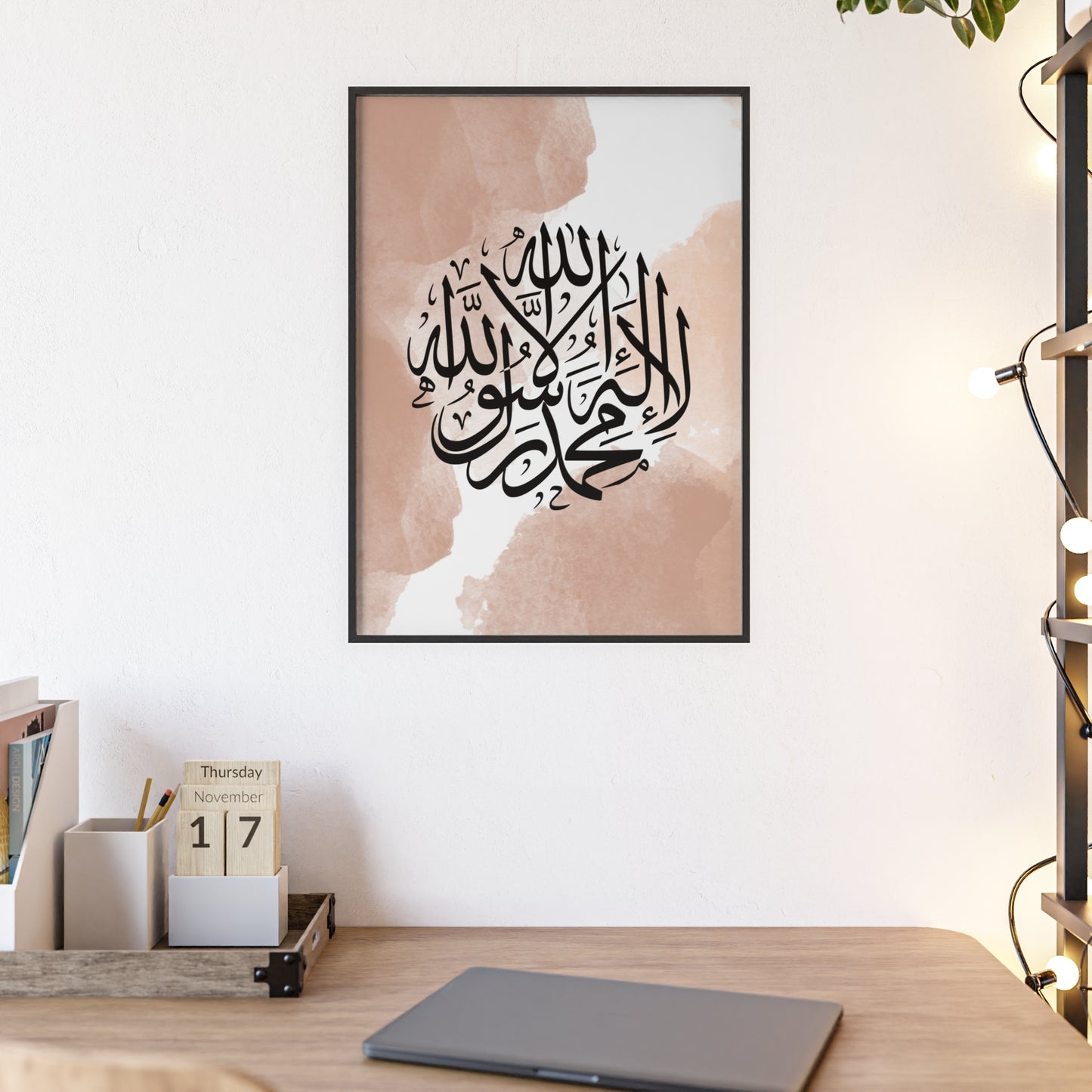 Poster with Wooden Frame