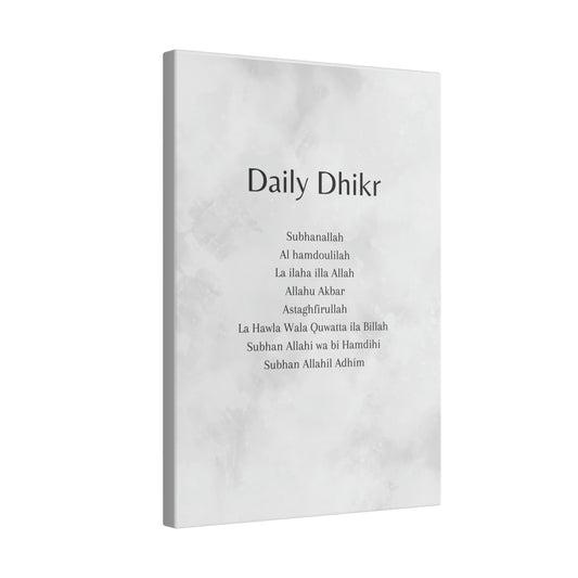 „Daily Dhikr“ Canva