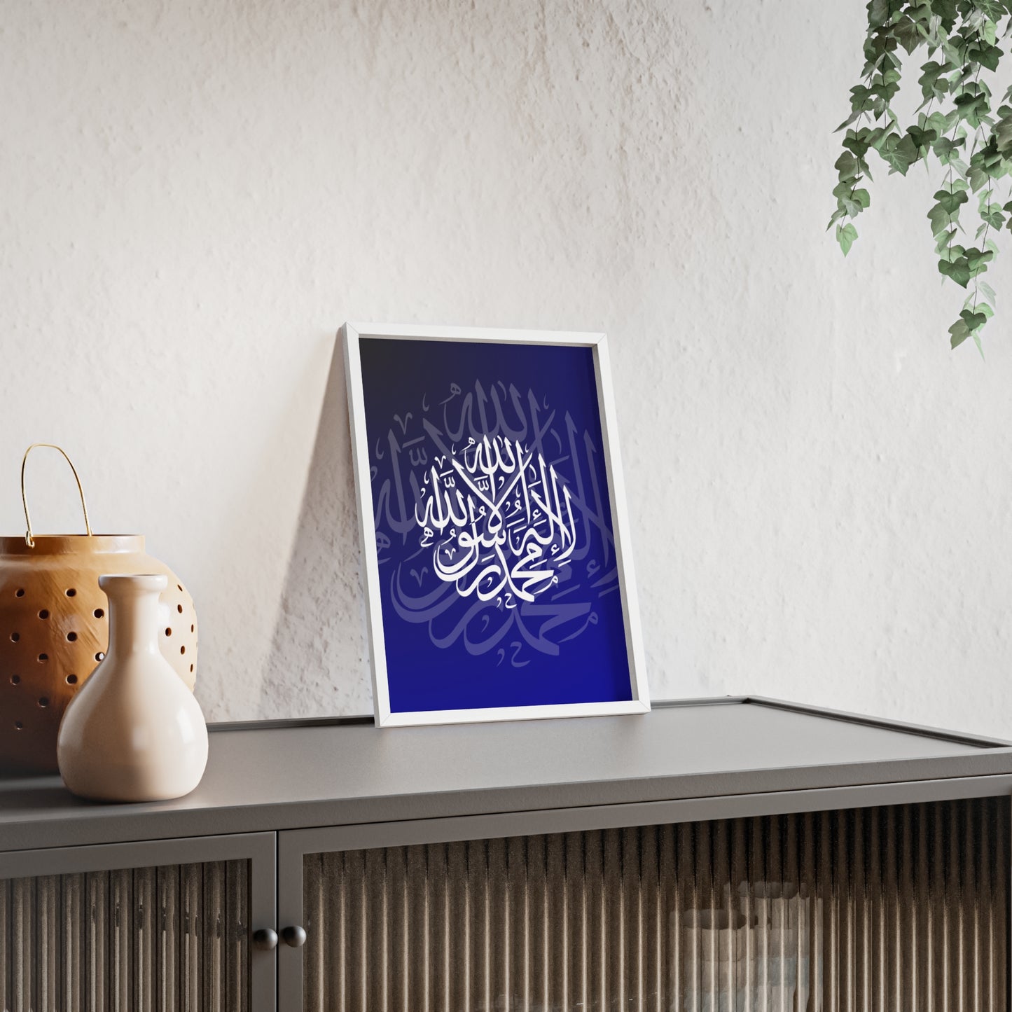 Poster with Wooden Frame