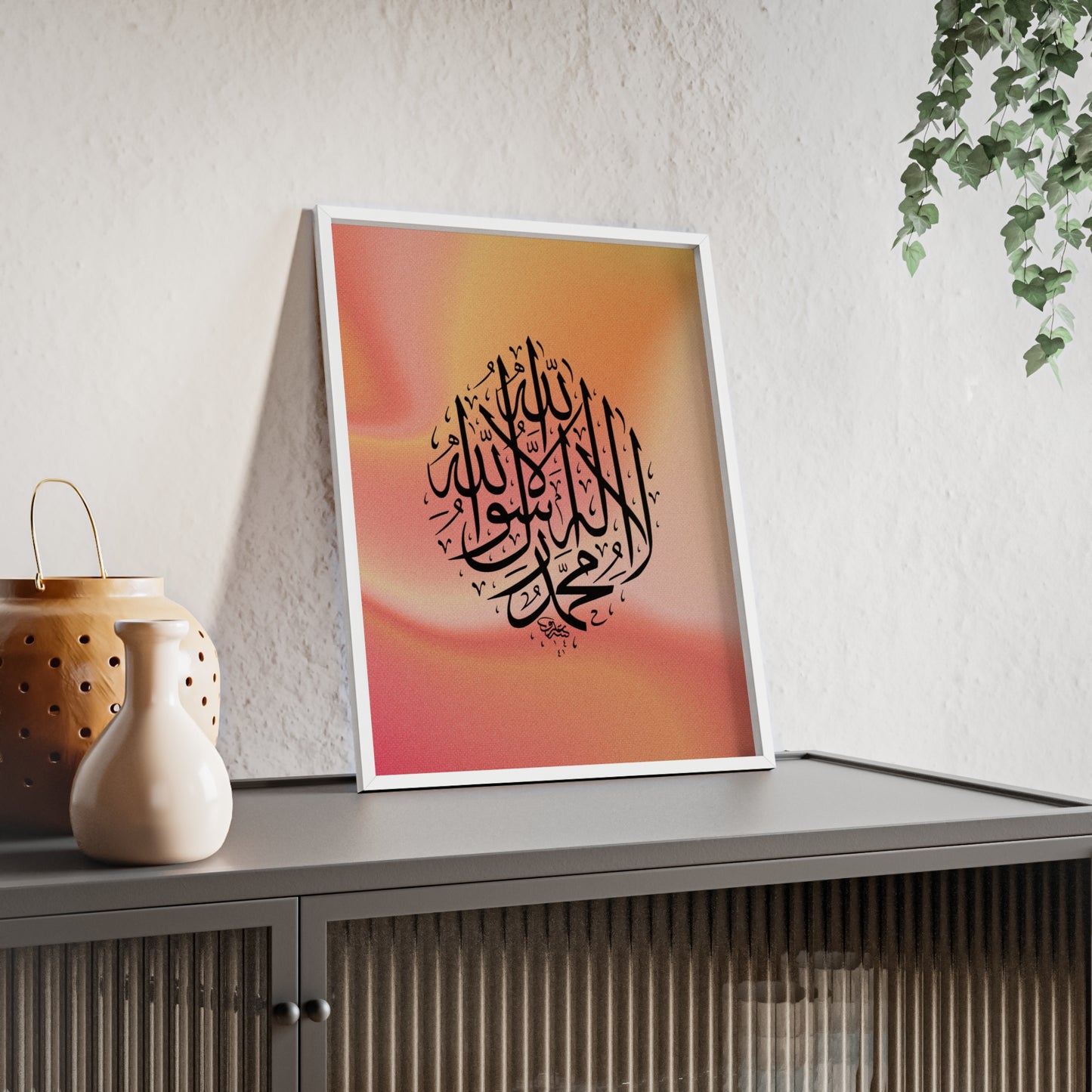 Poster with Wooden Frame