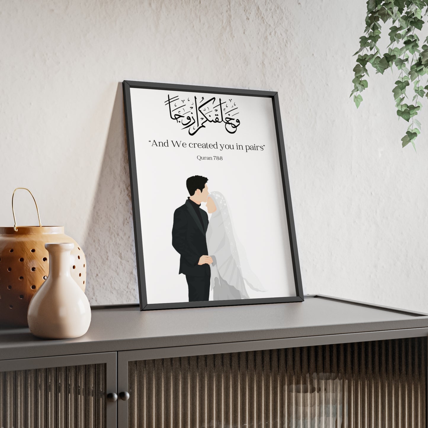 Poster with Wooden Frame