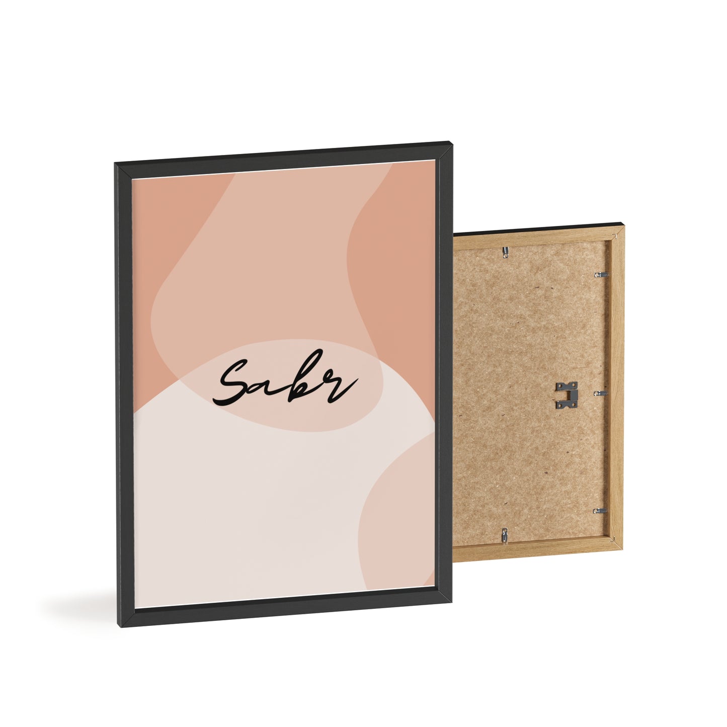„Sabr“ Posters with Wooden Frame