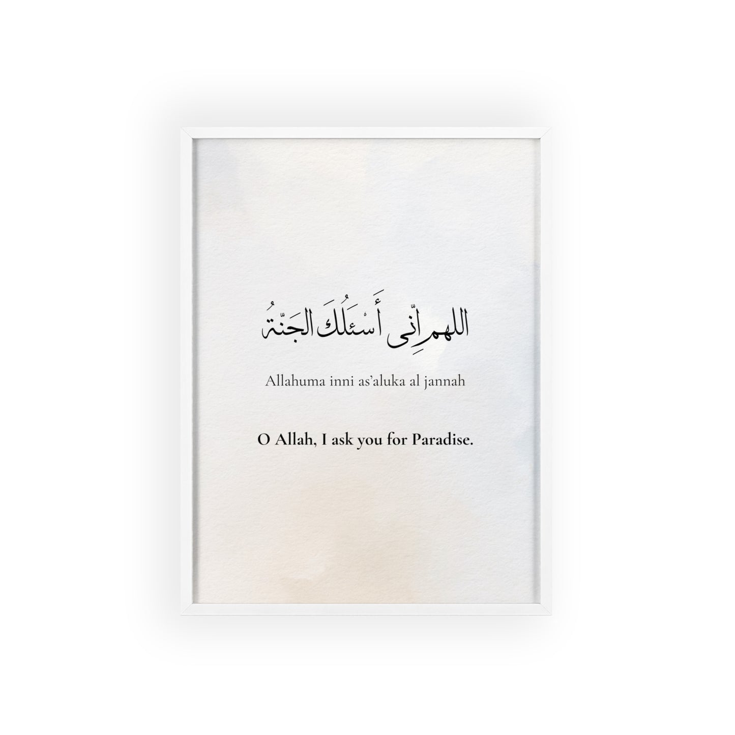 Poster with Wooden Frame