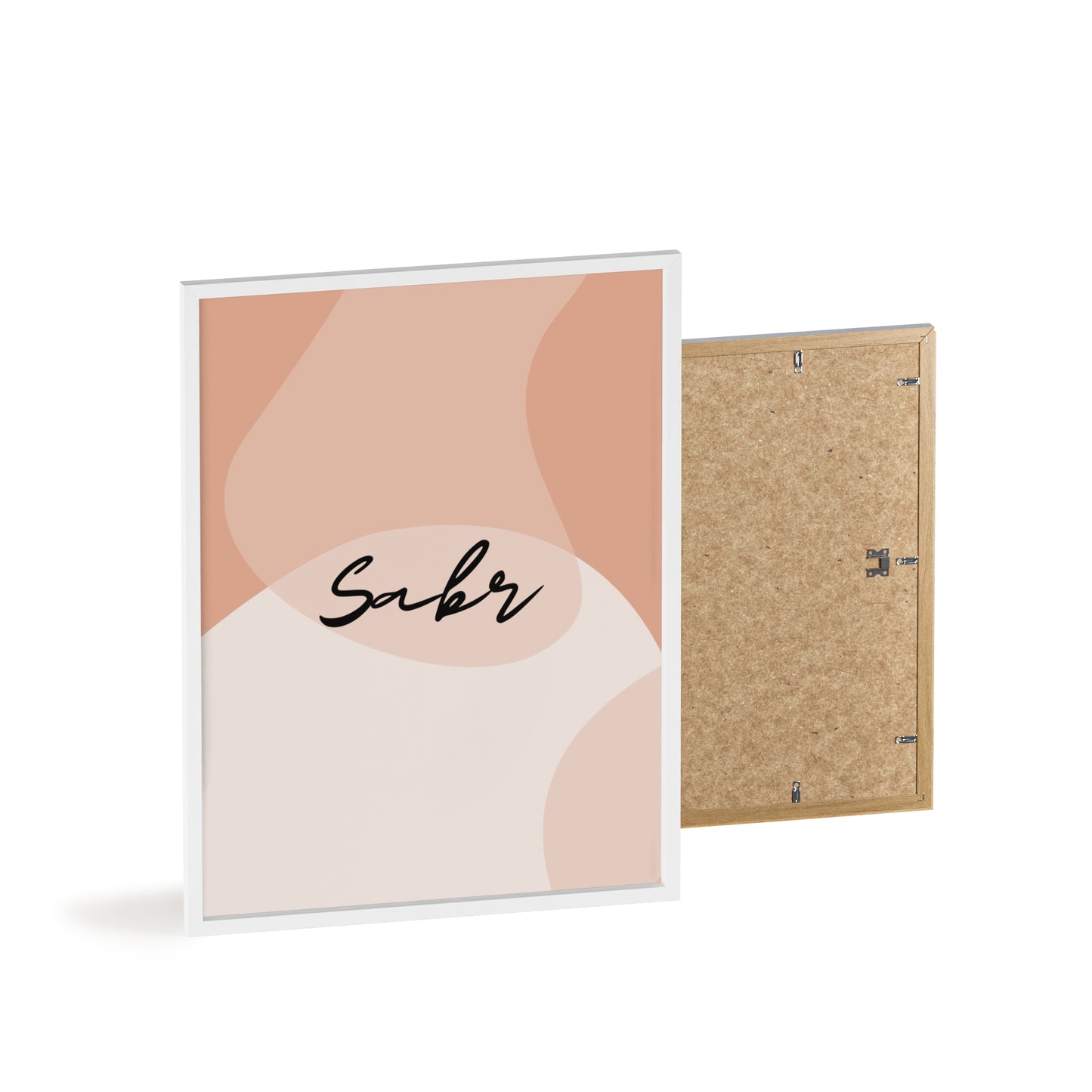 „Sabr“ Posters with Wooden Frame