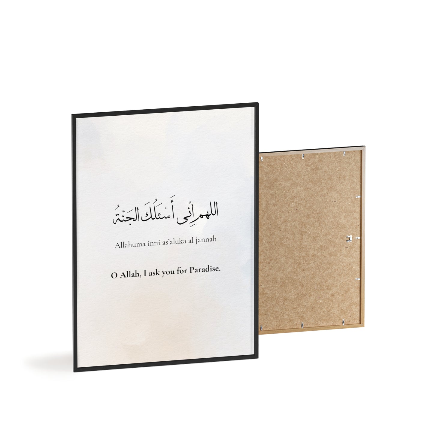 Poster with Wooden Frame