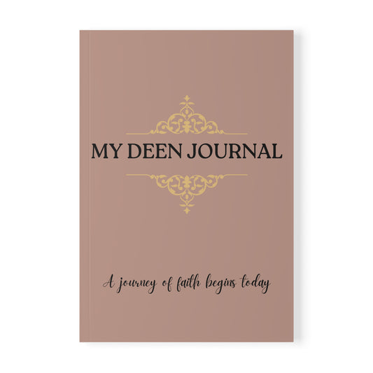 My Deen Journal - A5 Softcover Notebook for Reflection and Growth