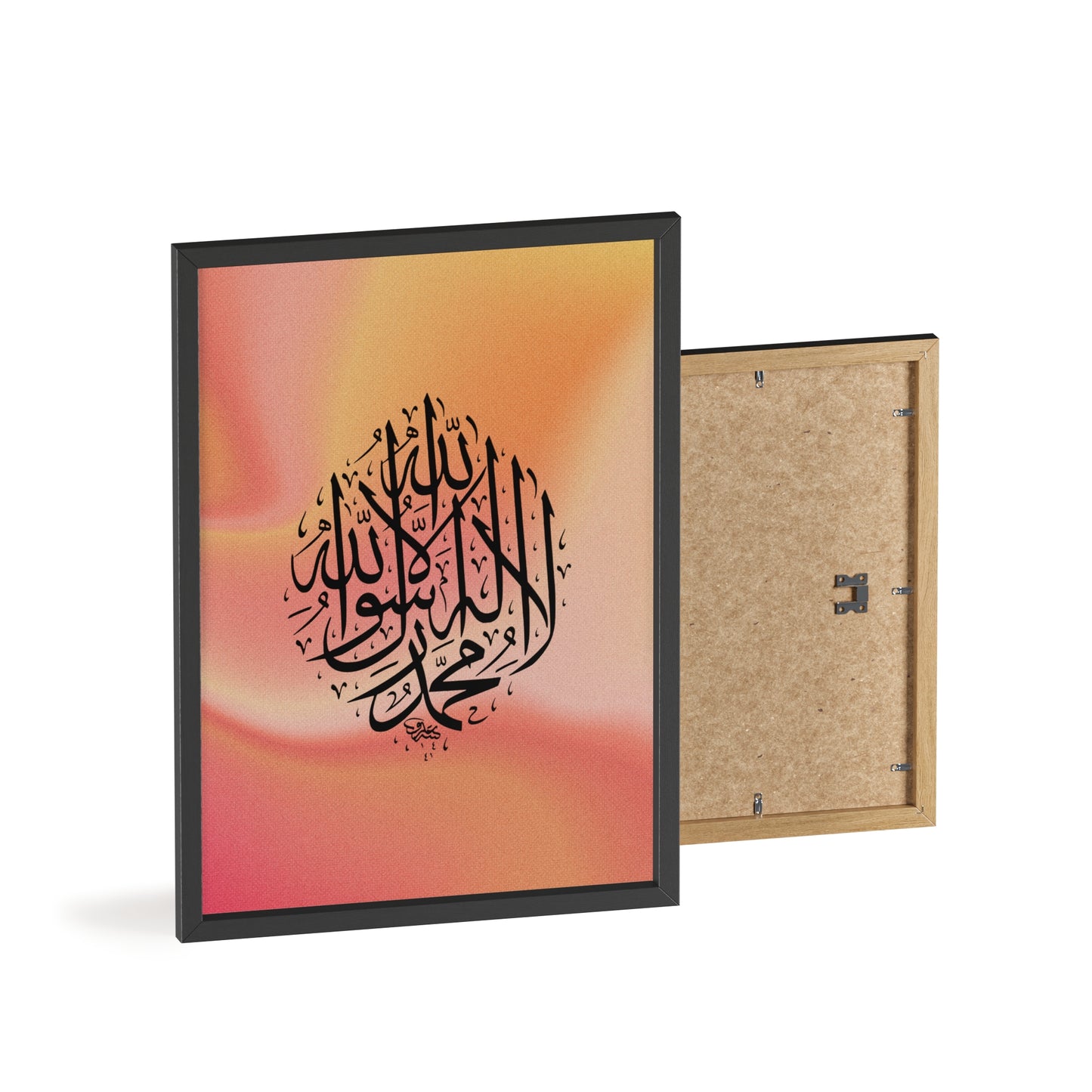 Poster with Wooden Frame
