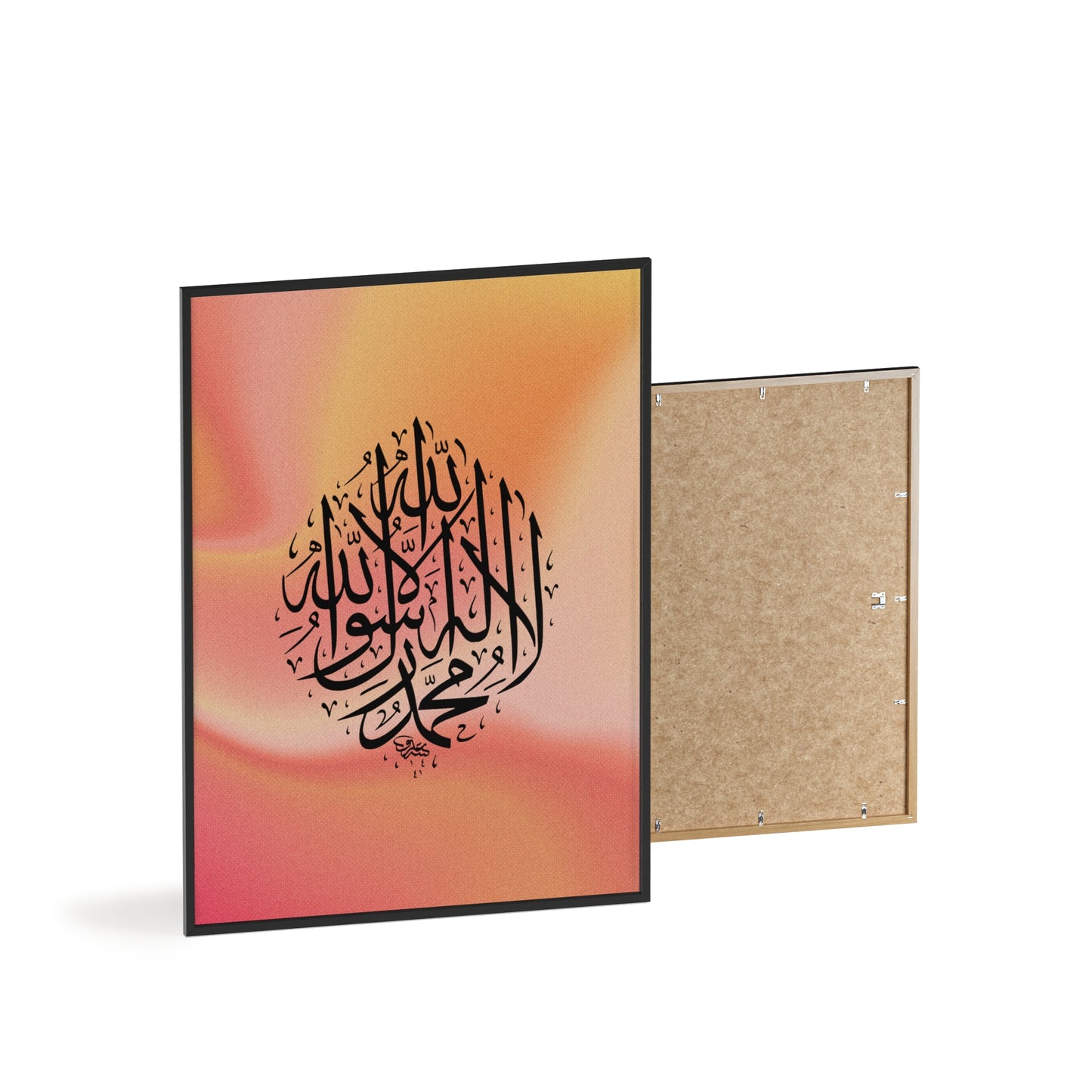 Poster with Wooden Frame