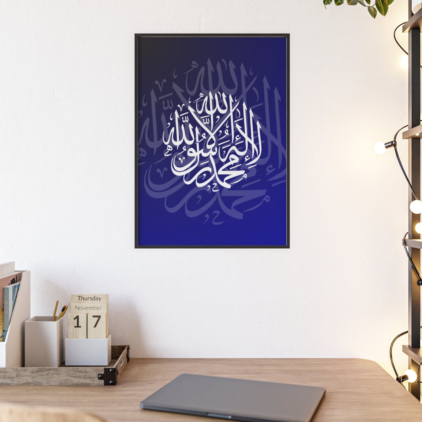 Poster with Wooden Frame
