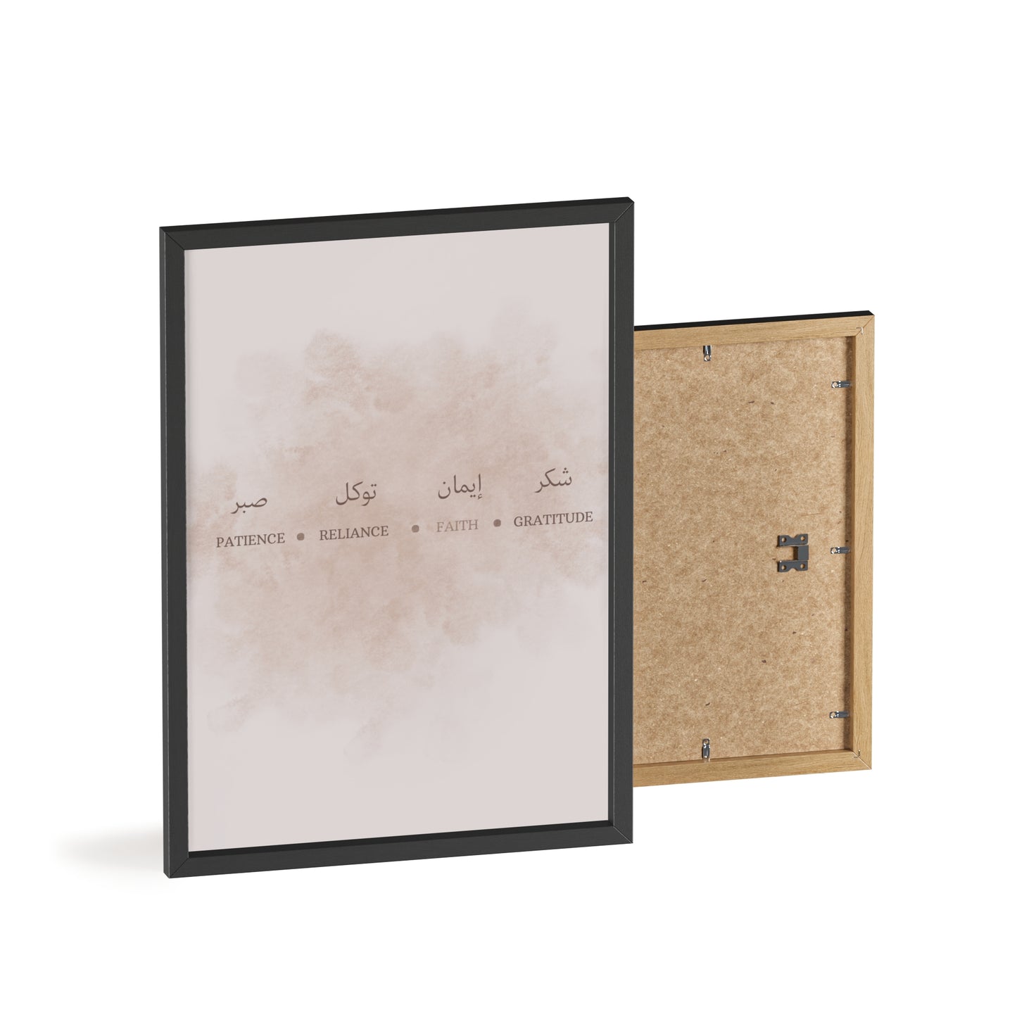 Poster with Wooden Frame