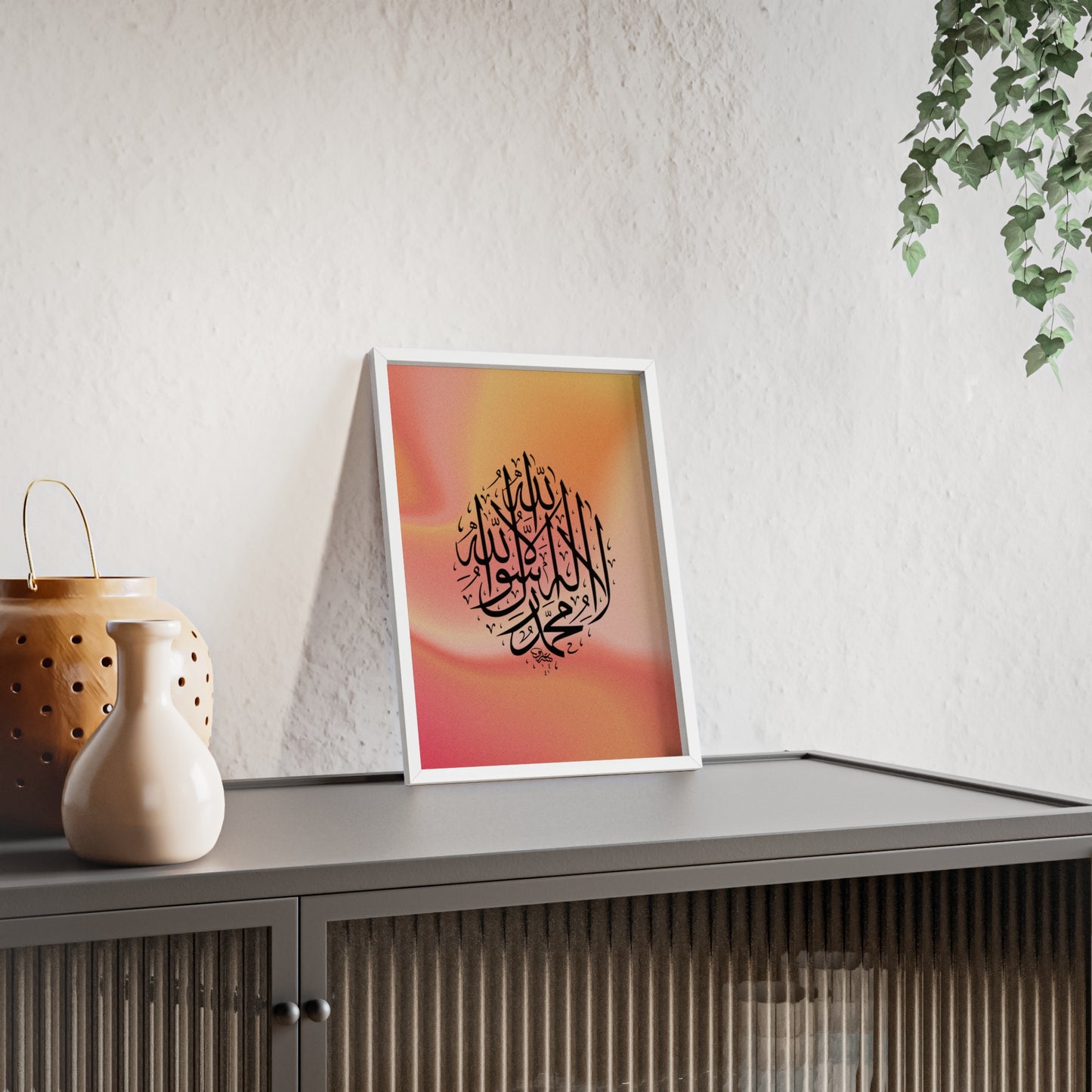 Poster with Wooden Frame