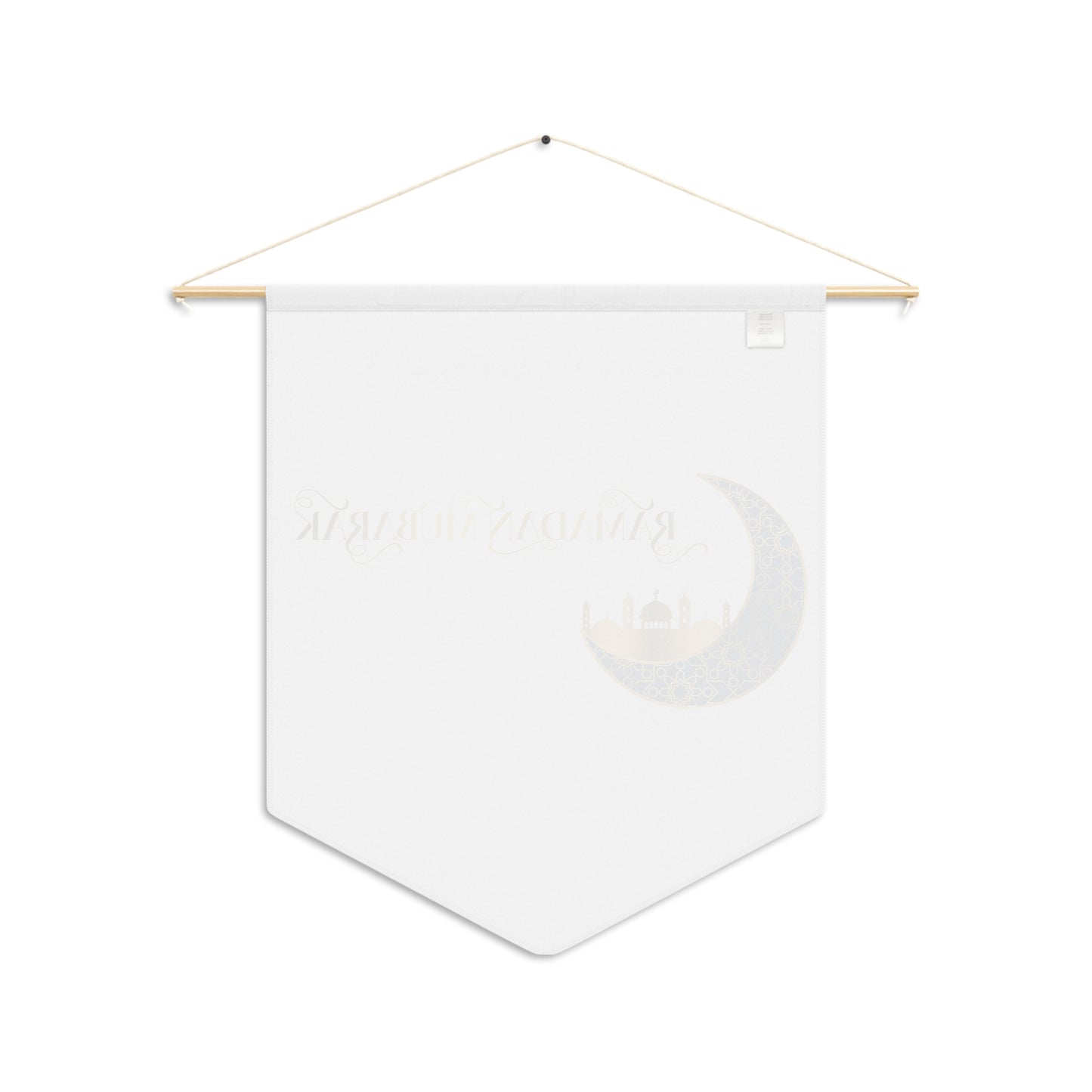 Ramadan Mubarak Pennant - Elegant Wall Hanging