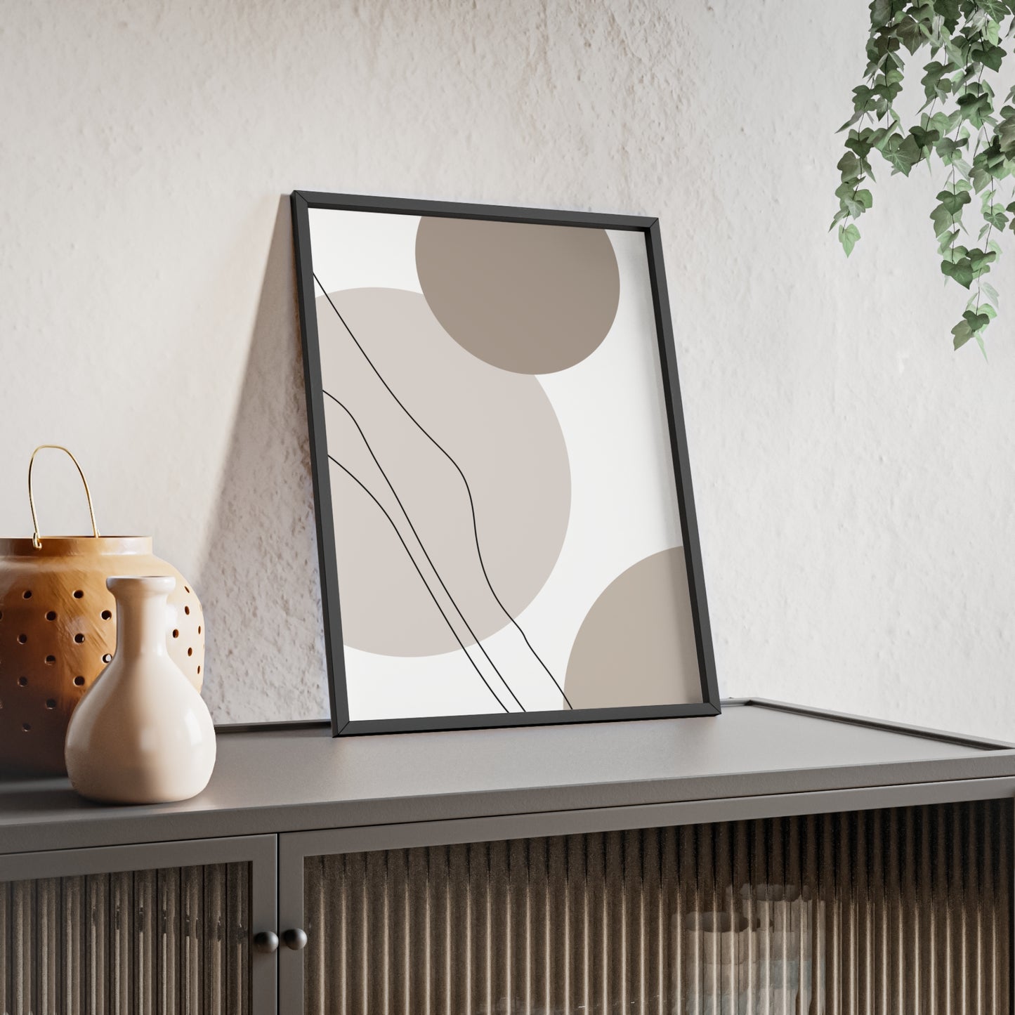 Poster with Wooden Frame