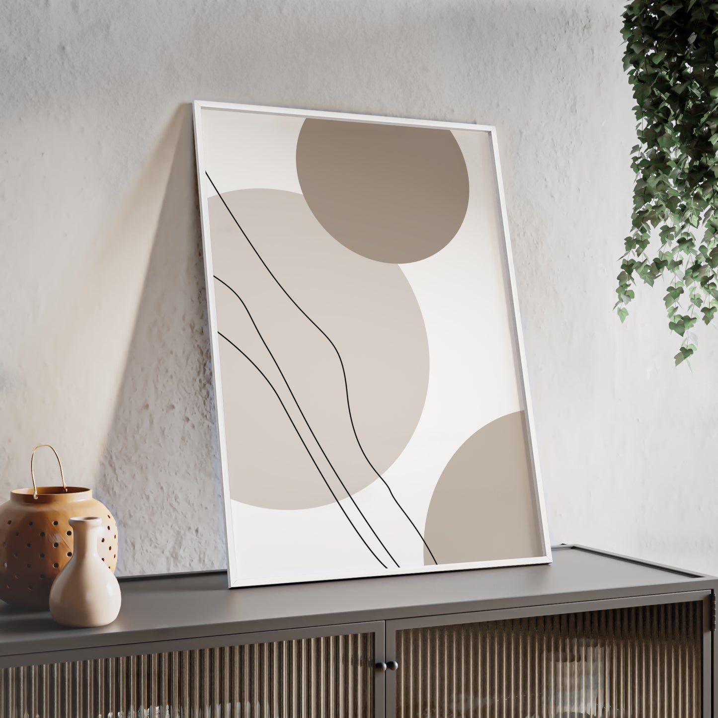 Poster with Wooden Frame