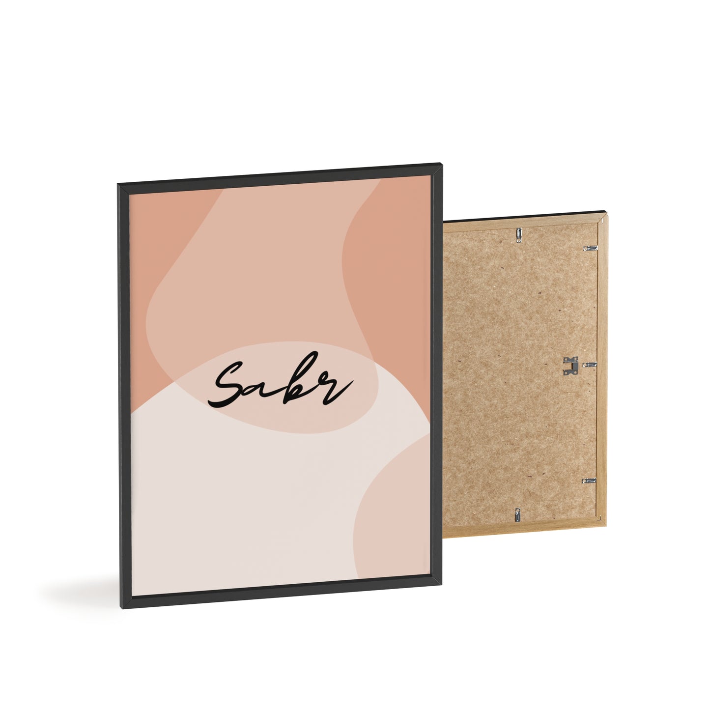 „Sabr“ Posters with Wooden Frame