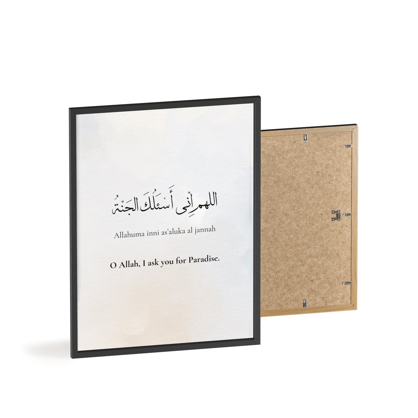 Poster with Wooden Frame