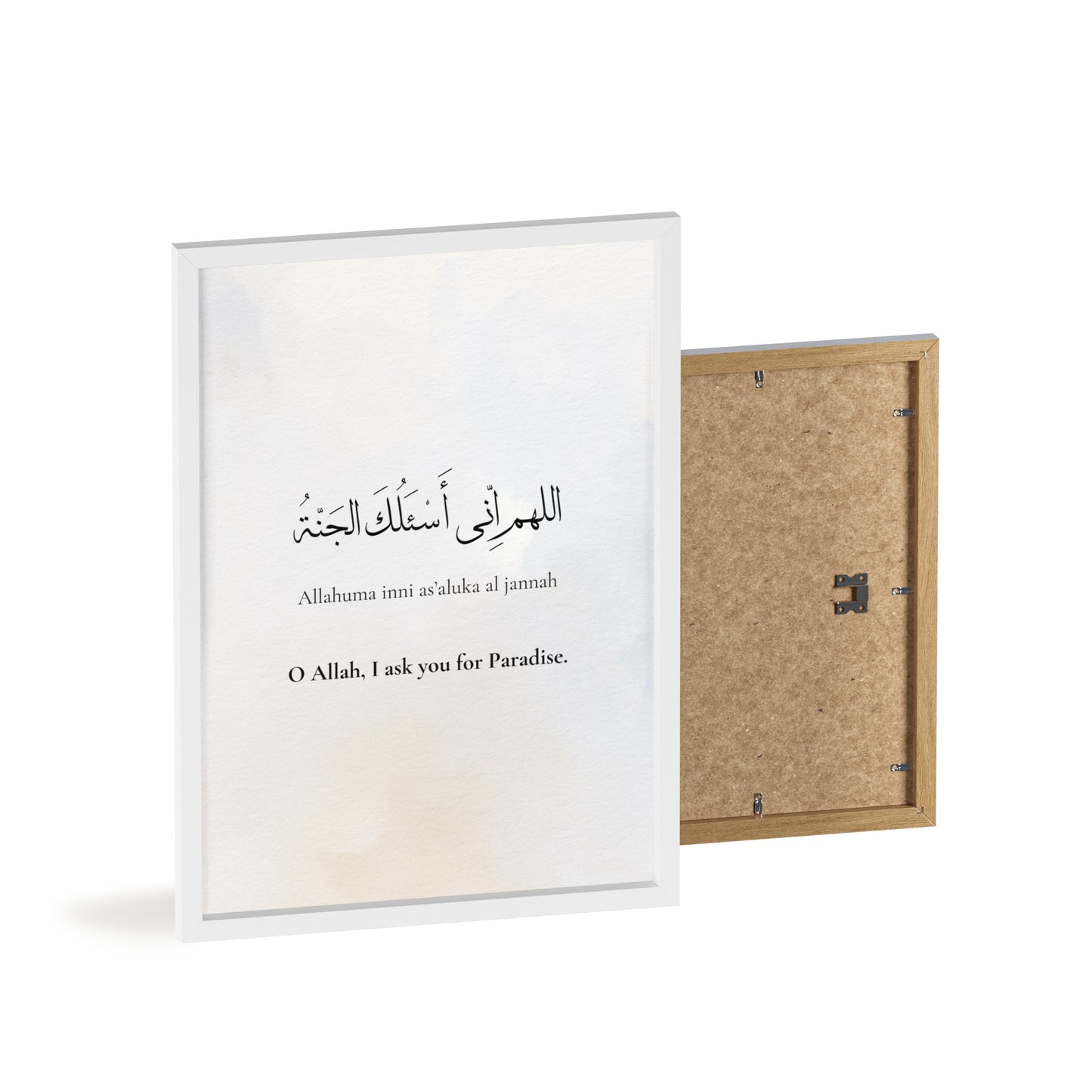 Poster with Wooden Frame