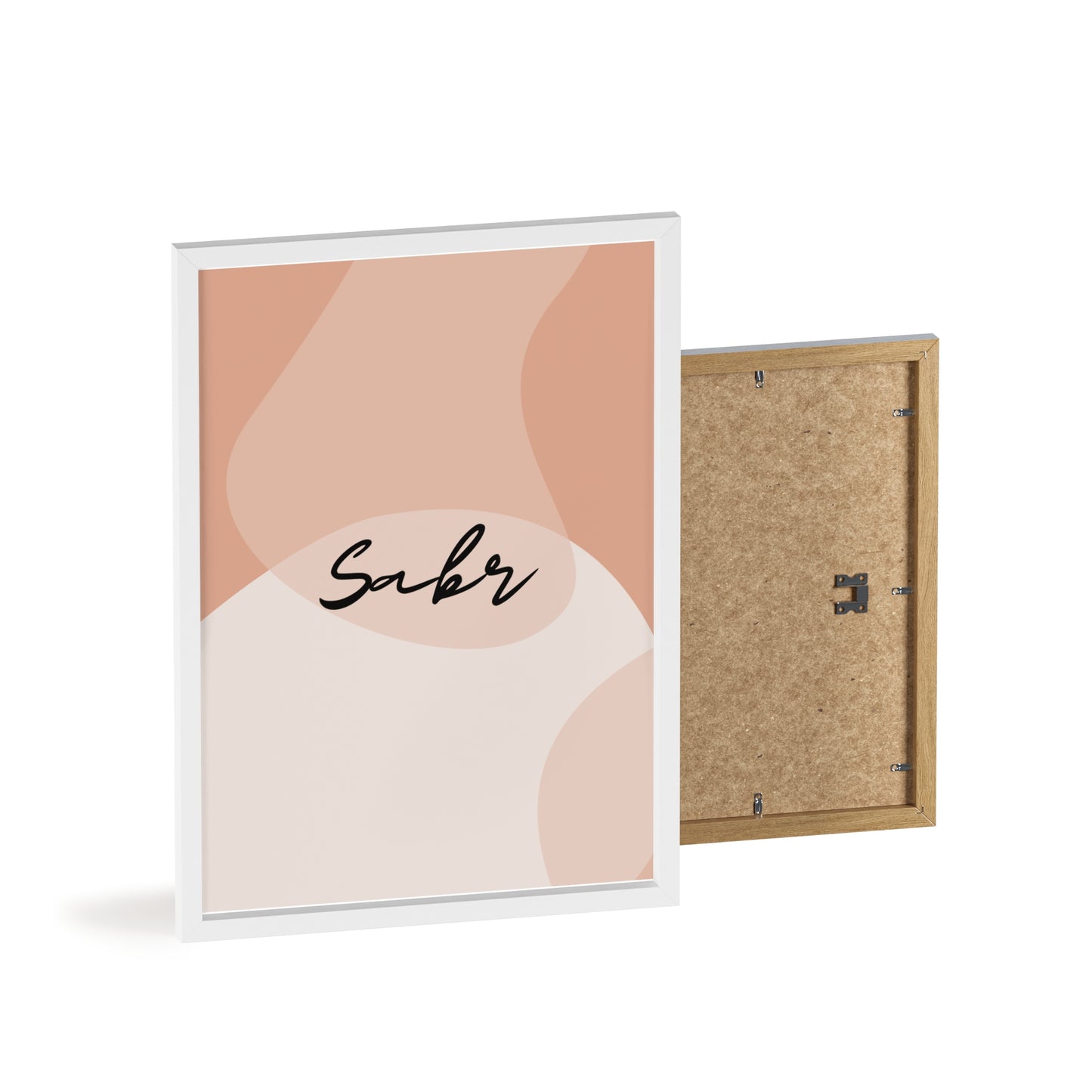 „Sabr“ Posters with Wooden Frame