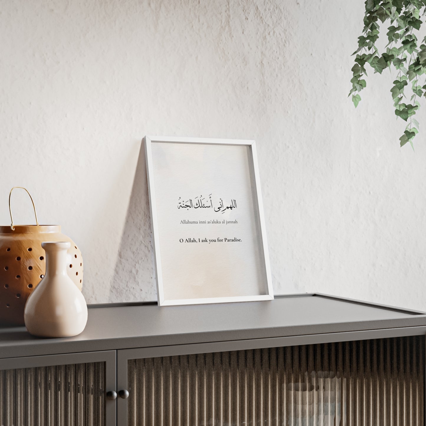 Poster with Wooden Frame