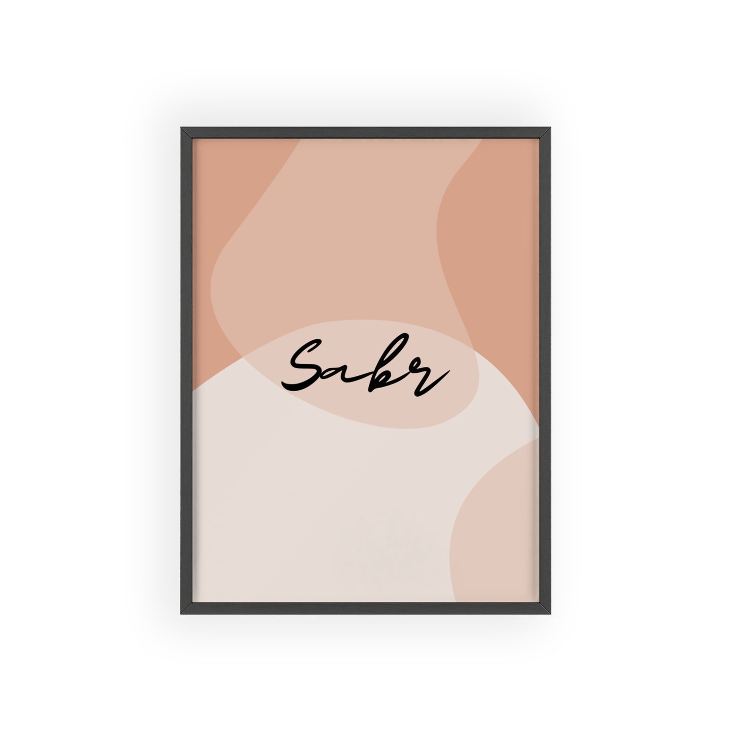 „Sabr“ Posters with Wooden Frame